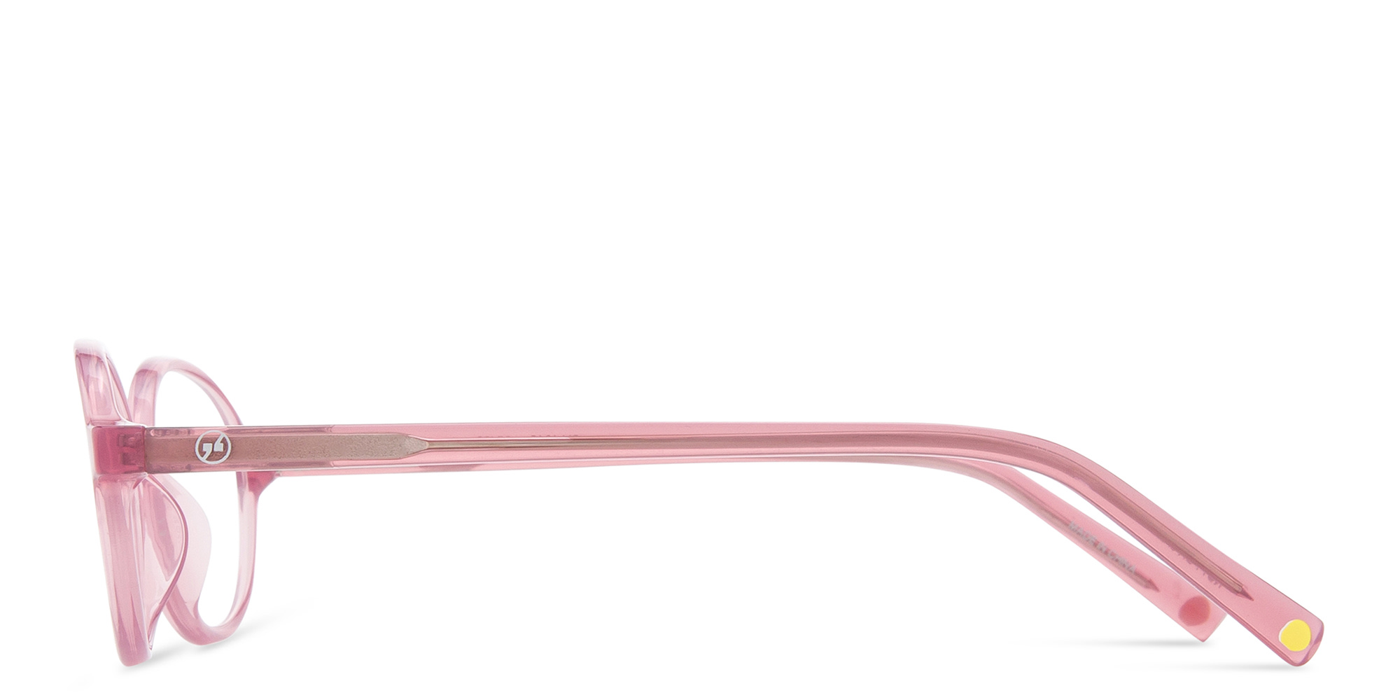 Shop EYE'M Kids Round Eyeglasses in Pink online.