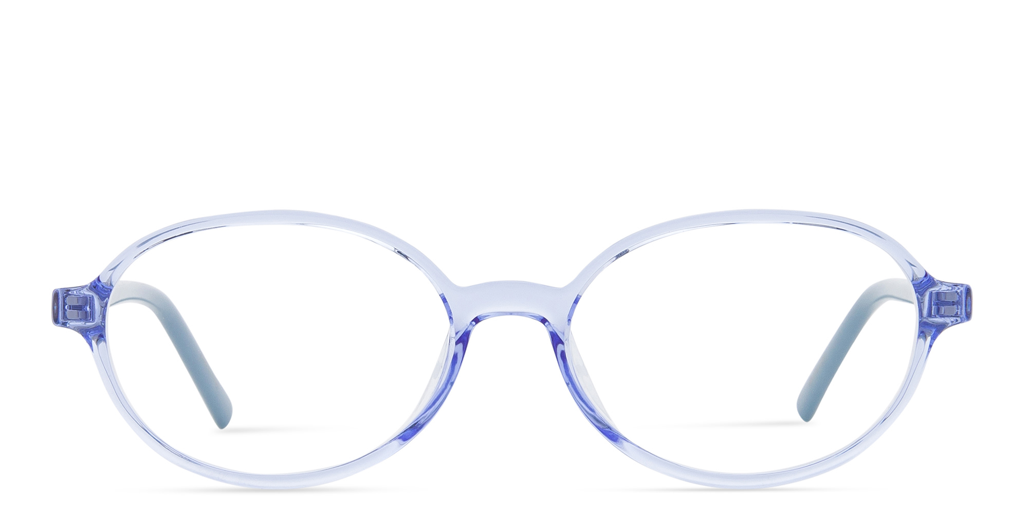 Shop EYE'M Kids Round Eyeglasses in Blue online.