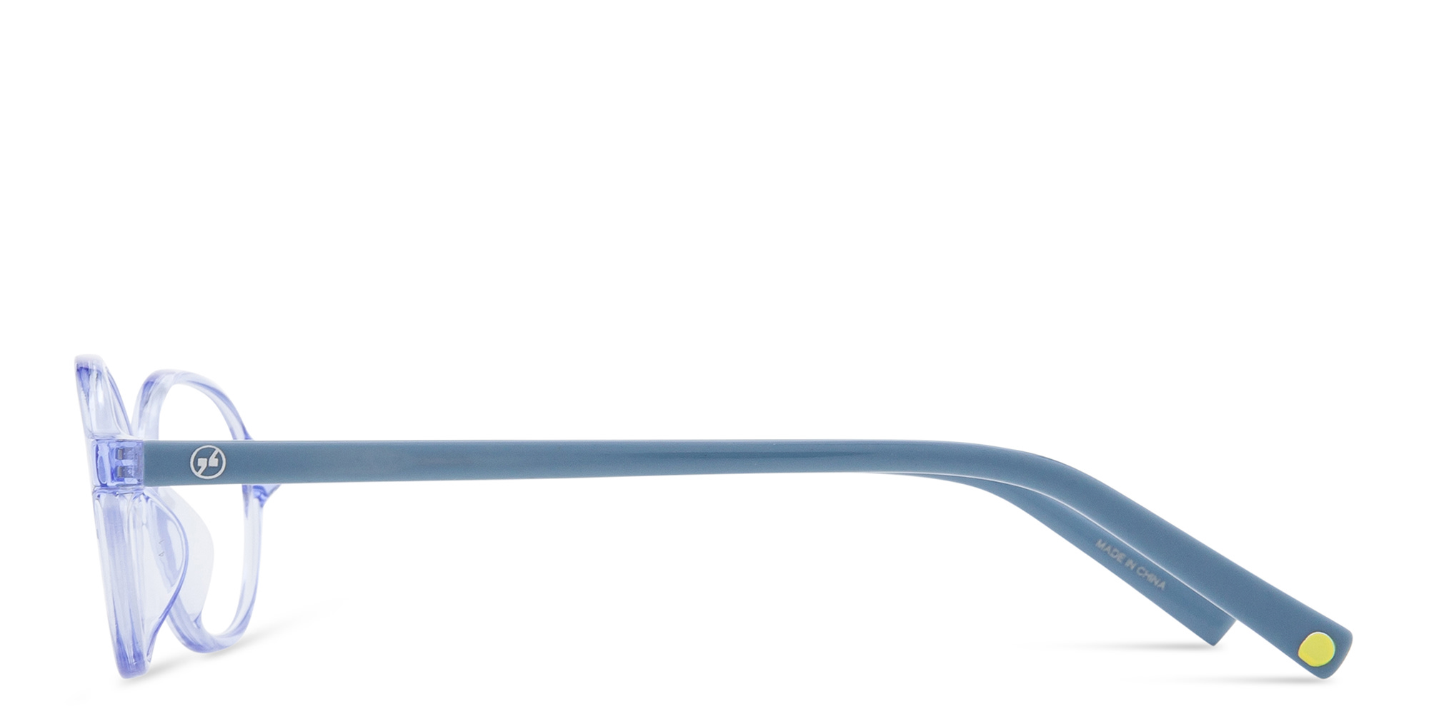 Shop EYE'M Kids Round Eyeglasses in Blue online.