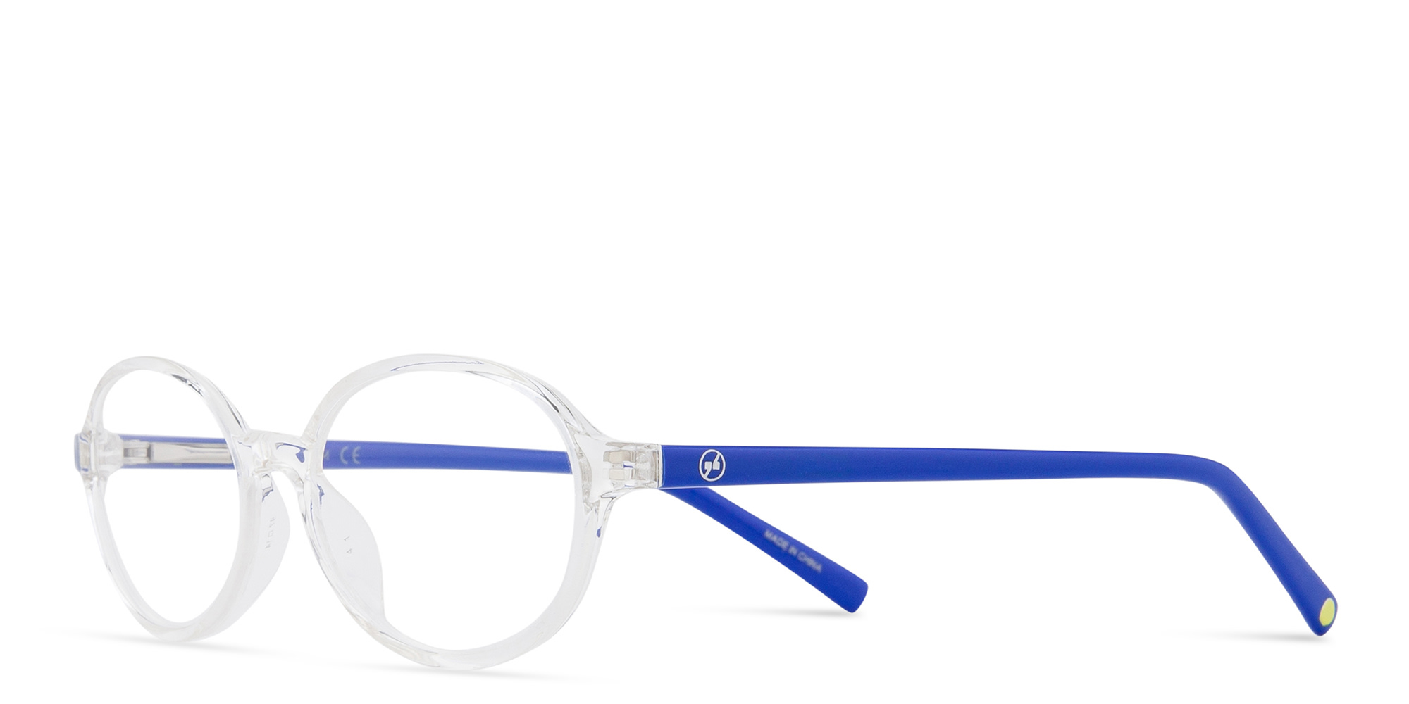 Shop EYE'M Kids Round Eyeglasses in Clear online.