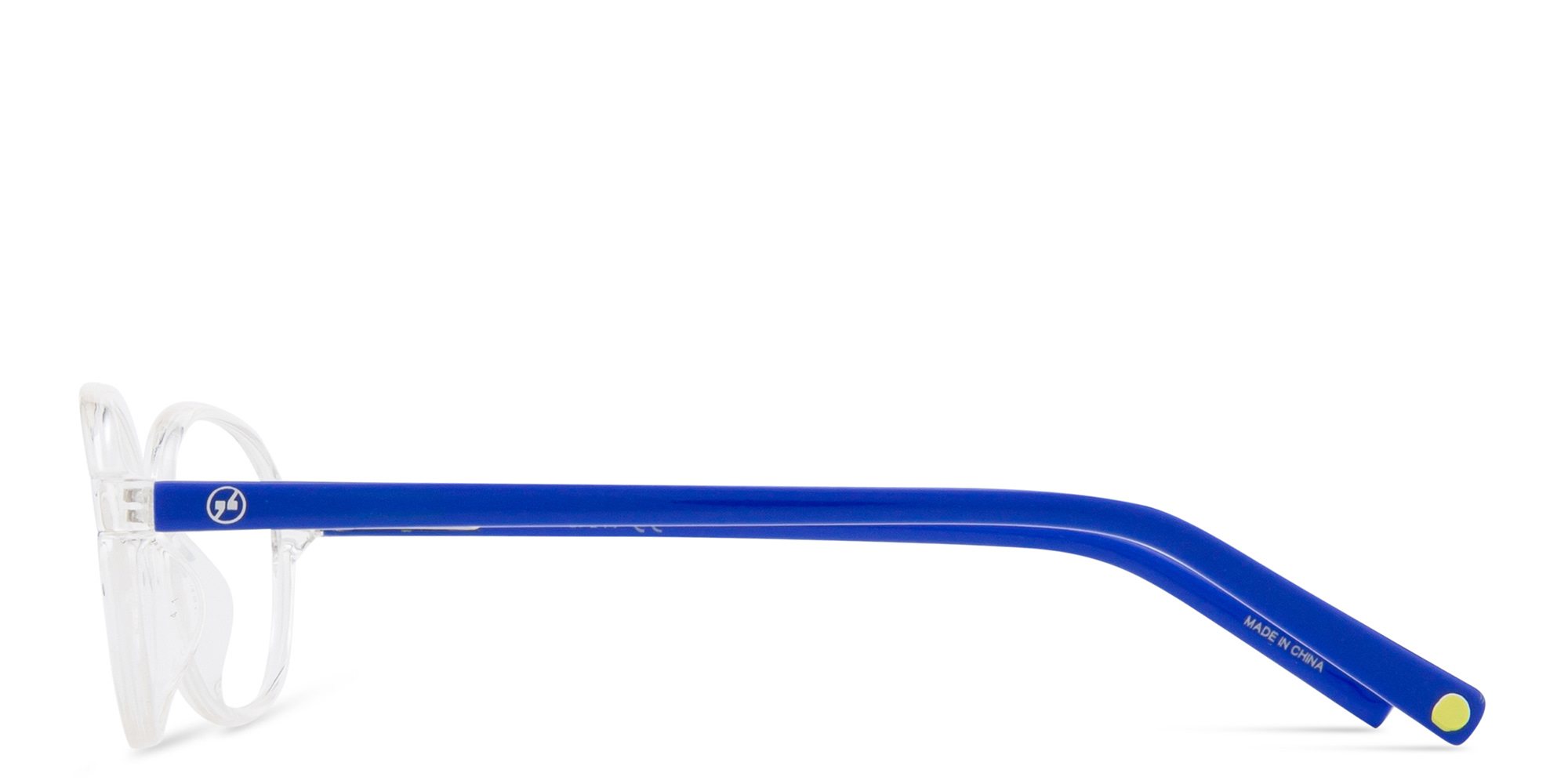 Shop EYE'M Kids Round Eyeglasses in Clear online.