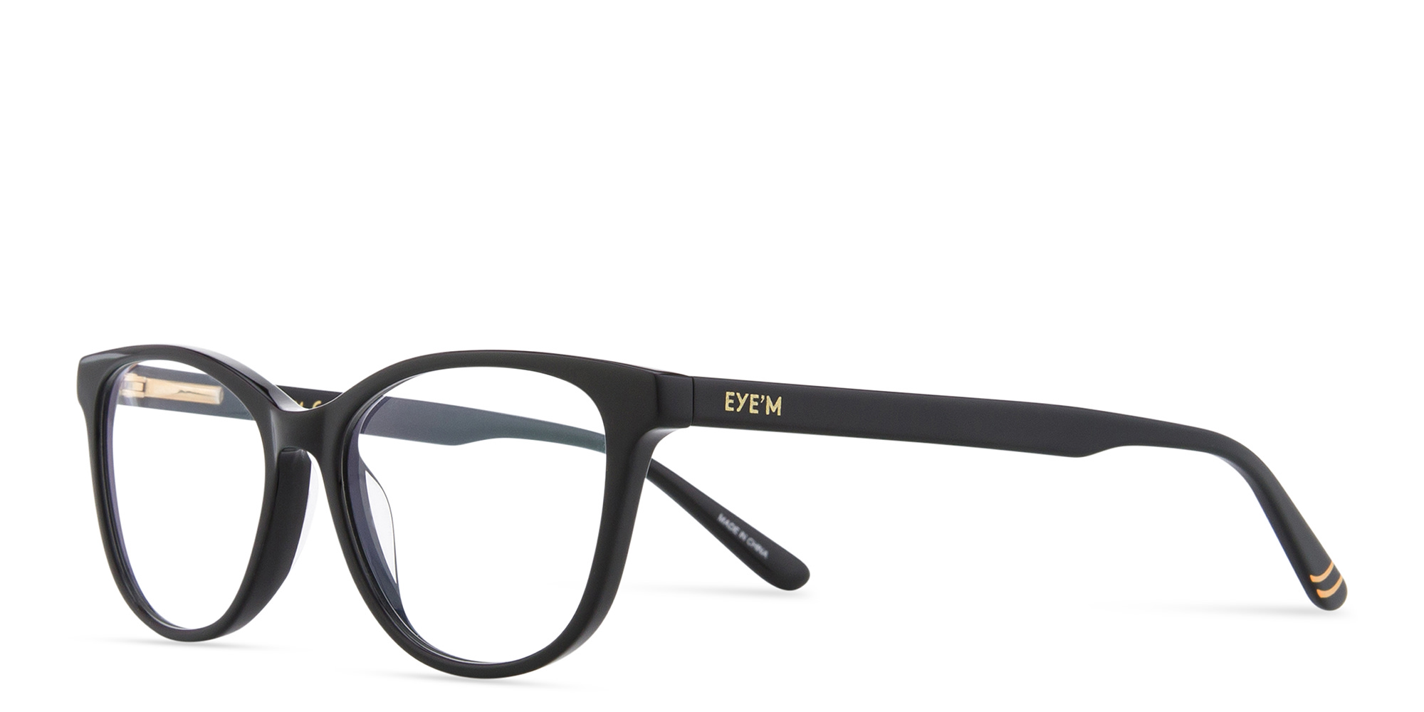 Shop EYE'M Kids Cat-Eye Eyeglasses in Black online.