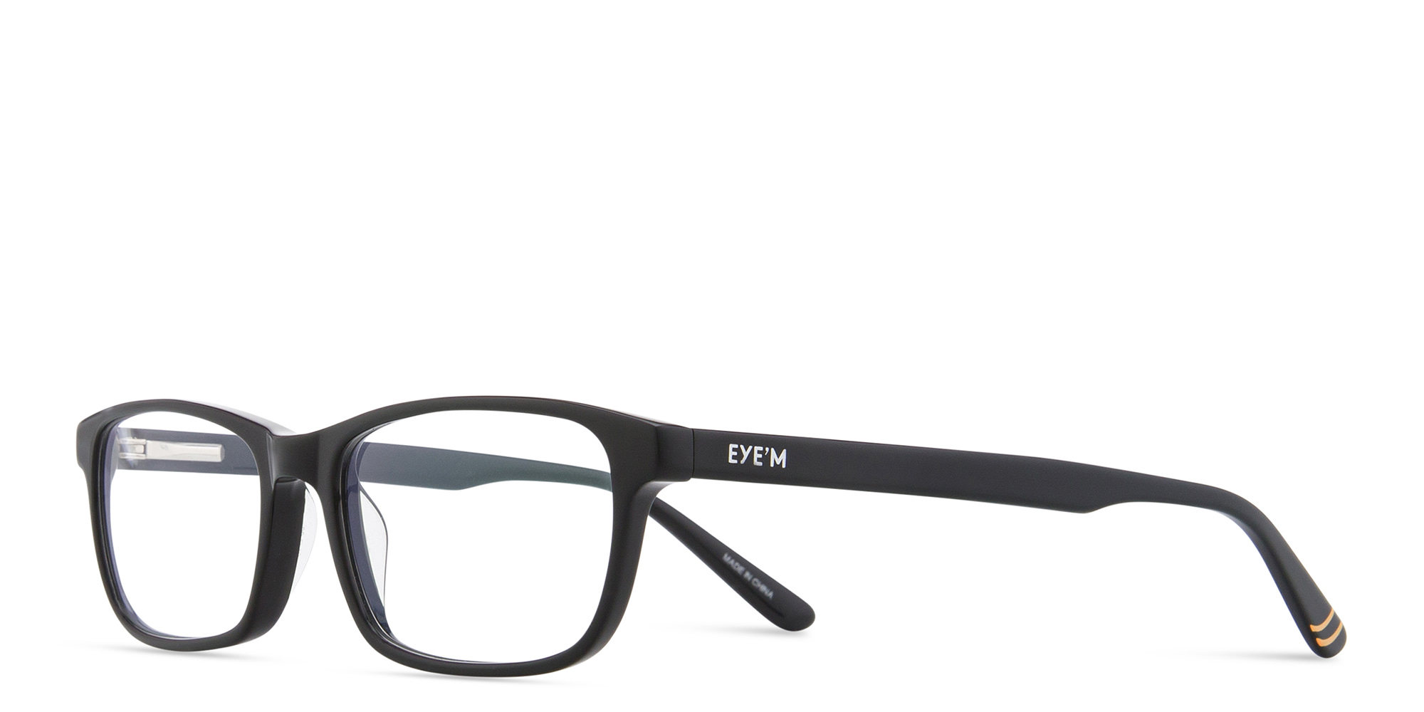 Shop EYE'M Kids Rectangle Eyeglasses in Black online.