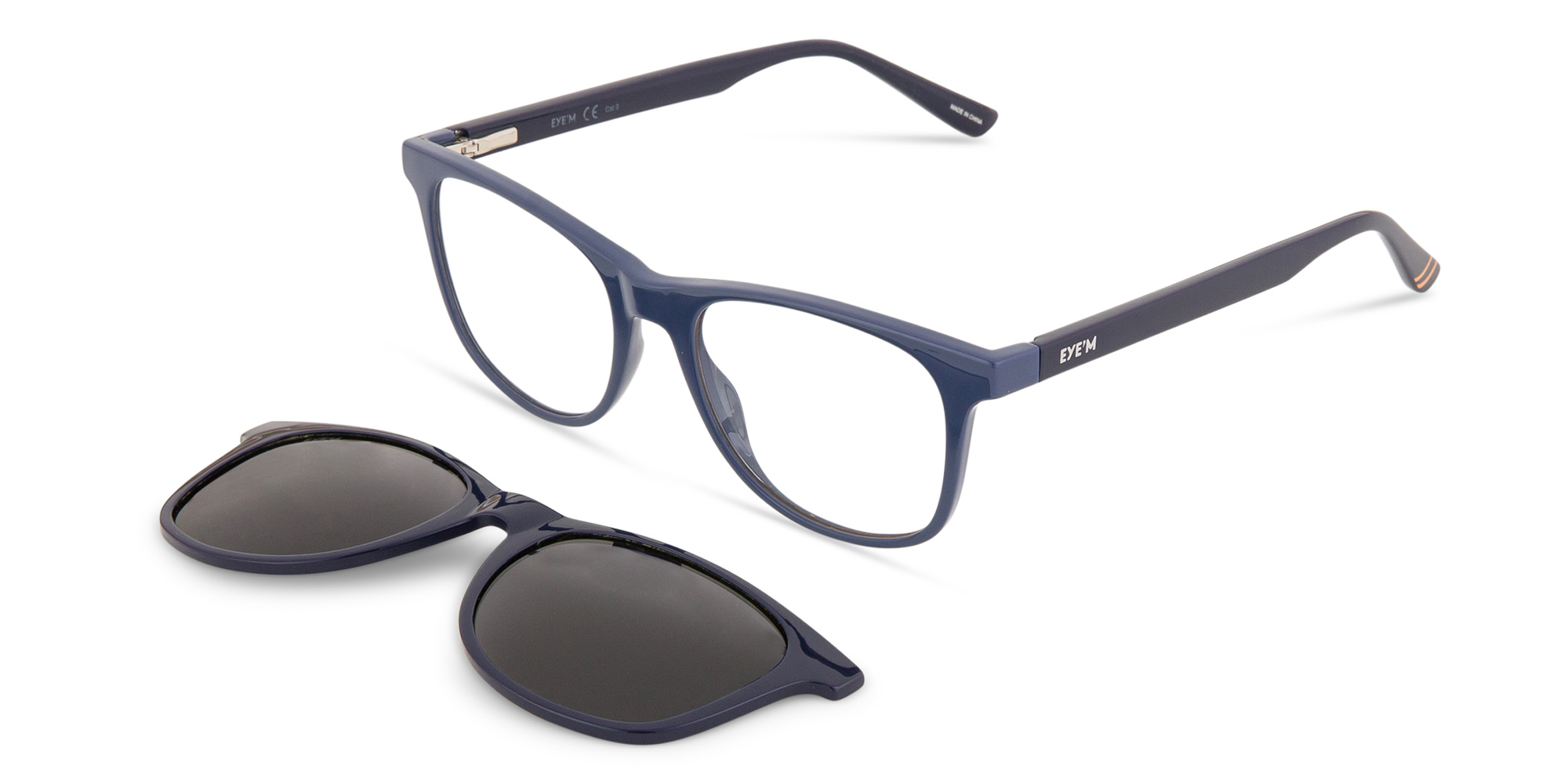 Shop EYE'M Kids Clip-On Pillow Eyeglasses in Blue online.