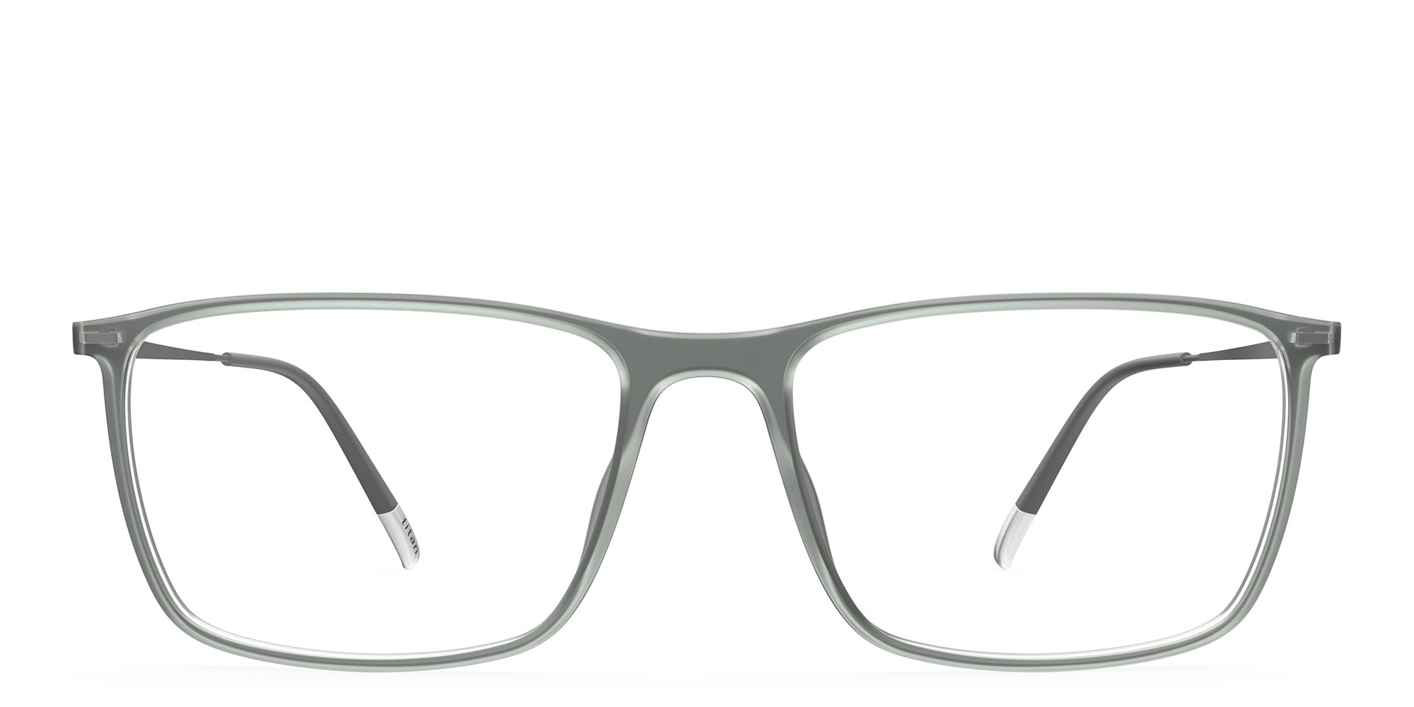 Shop Silhouette Illusion Lite Square Eyeglasses in Grey online.