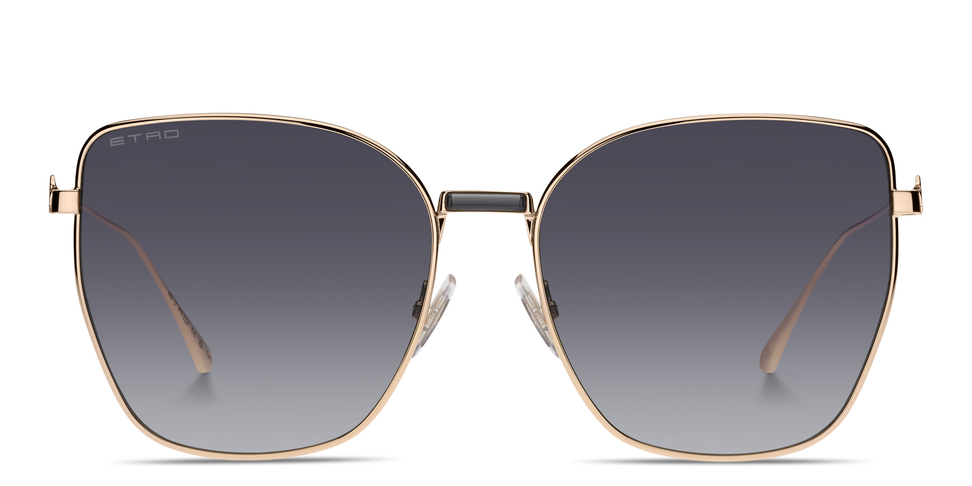 ETRO Bold Pegaso Oversized Cat-Eye Sunglasses in Rose Gold – Product Photo 1