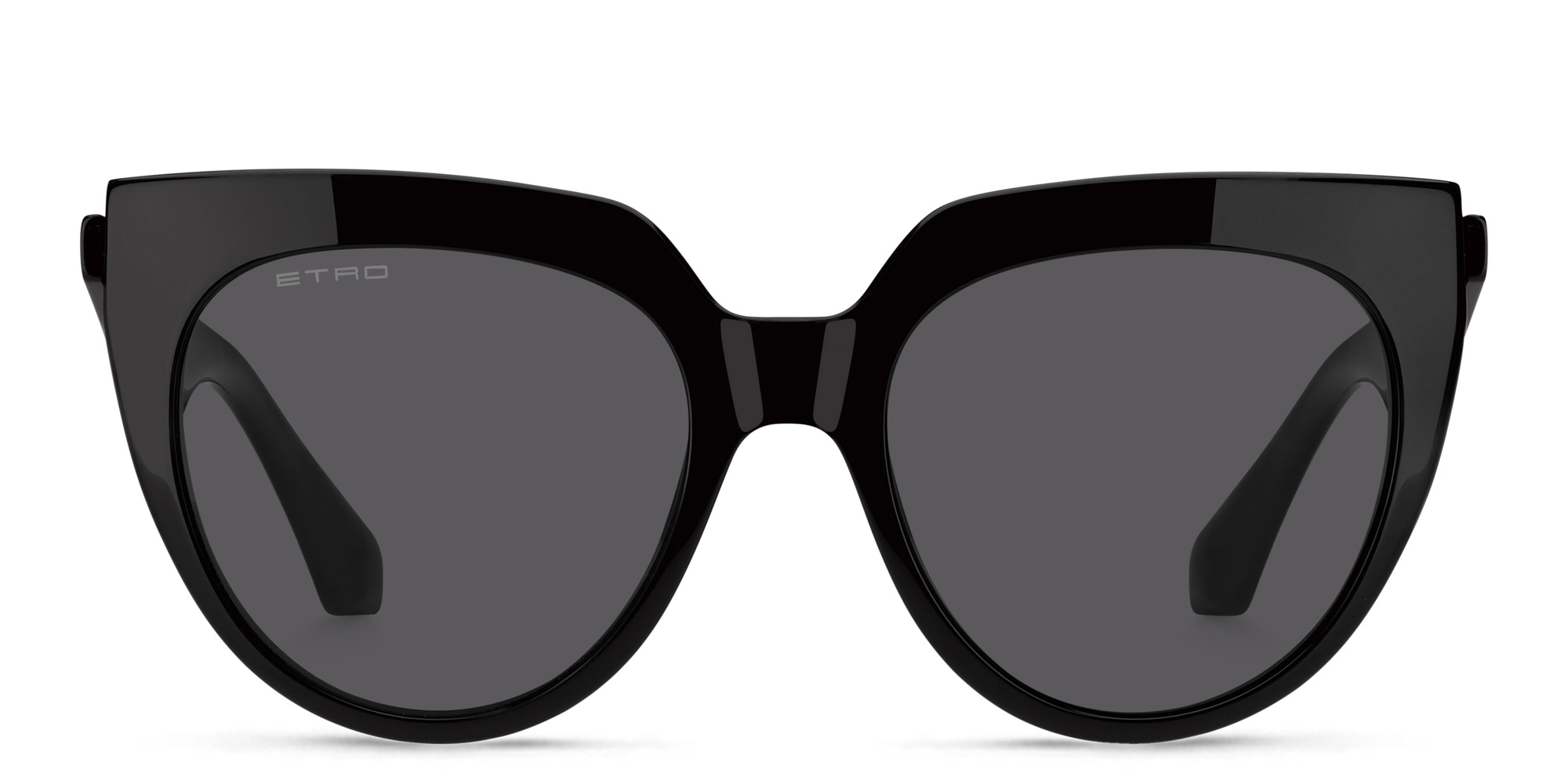 ETRO Tailoring Oversized Cat-Eye Sunglasses in Black – Product Photo 1