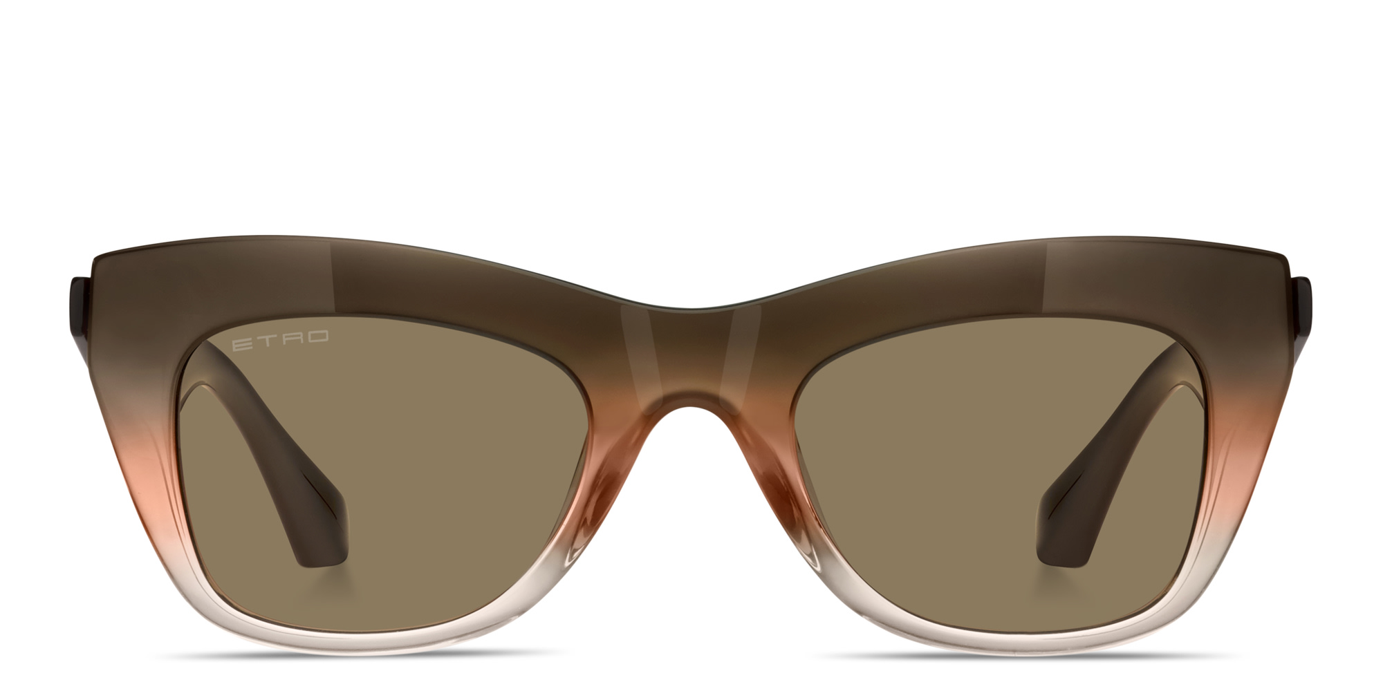 ETRO Etro Tailoring Cat-Eye Sunglasses in Gradient Brown – Product Photo 1