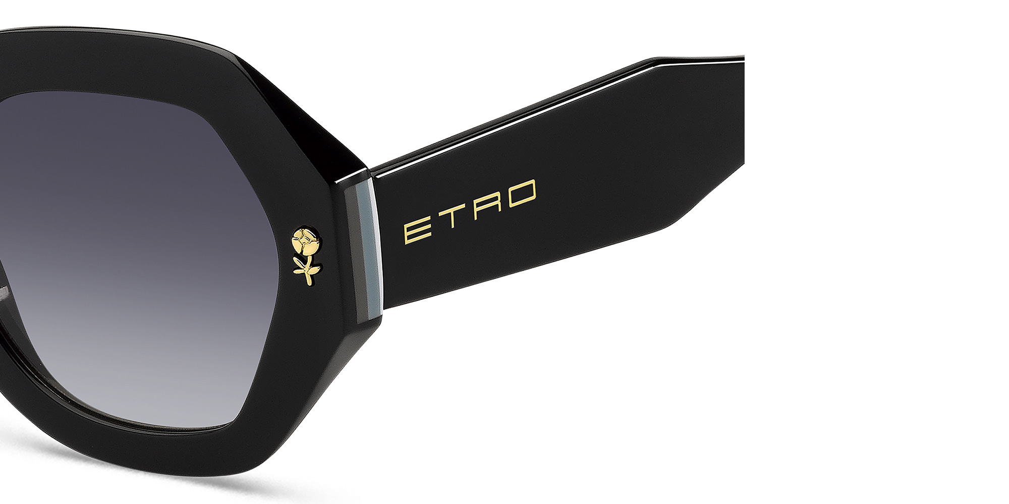 ETRO Etromania Oversized Butterfly Sunglasses in Black – Product Photo 4