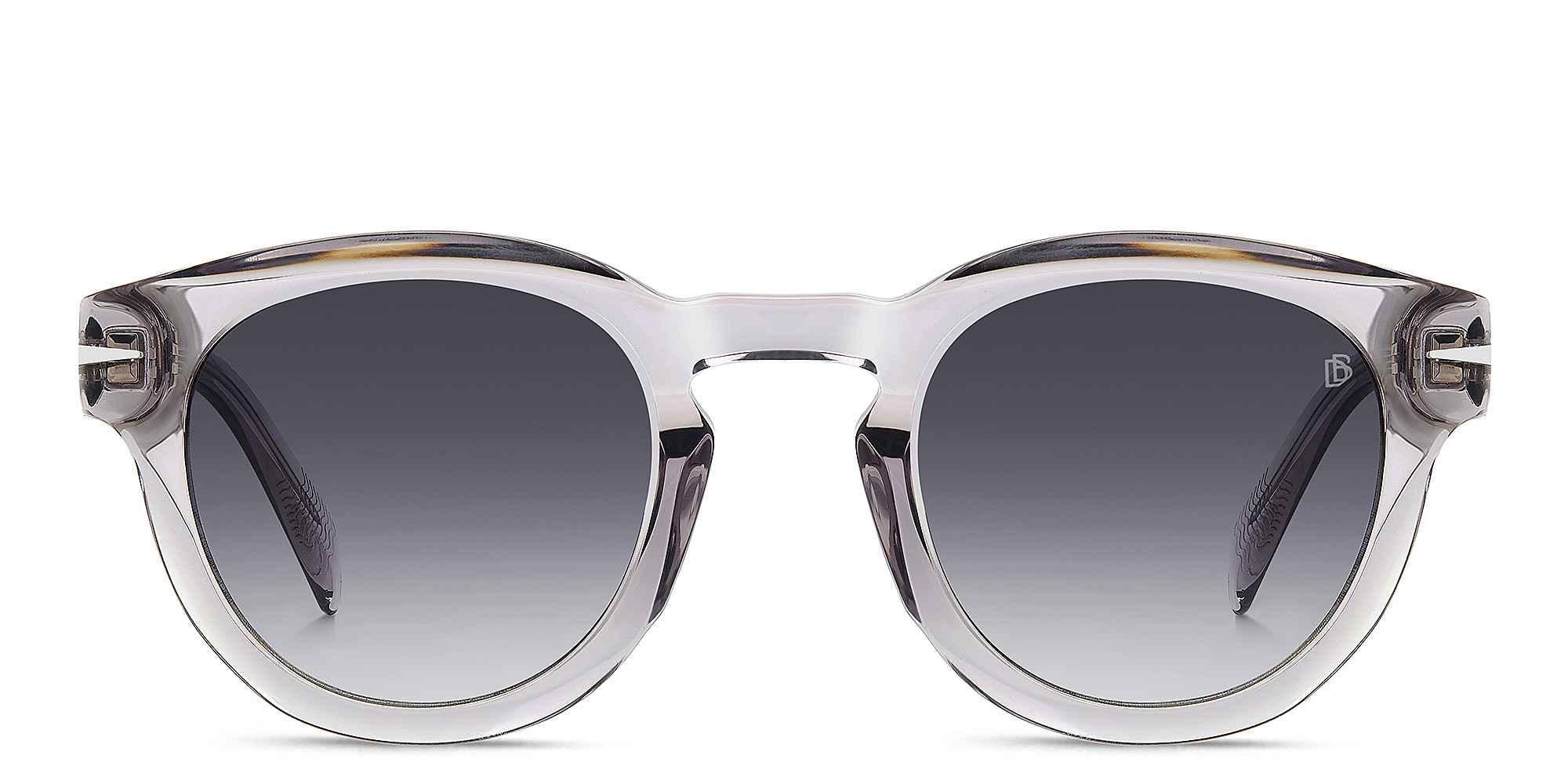 DAVID BECKHAM Style Pioneer Panthos Sunglasses in Grey – Product Photo 1