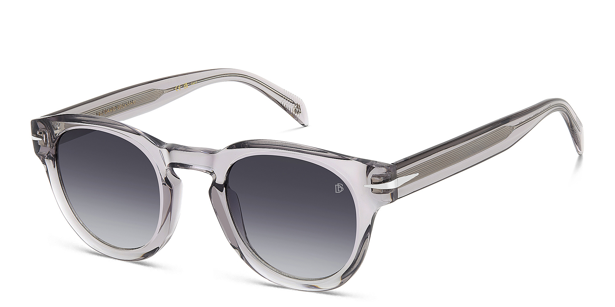 DAVID BECKHAM Style Pioneer Panthos Sunglasses in Grey – Product Photo 2