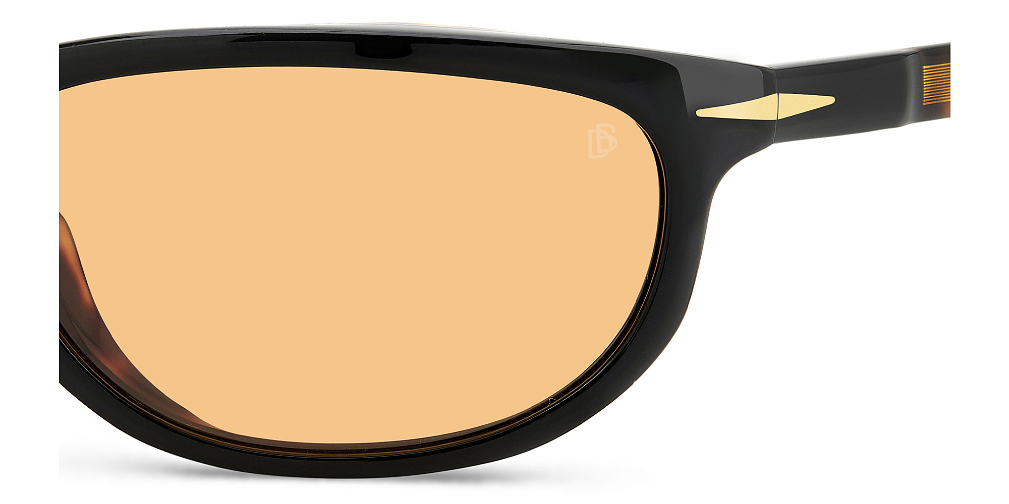 DAVID BECKHAM Style Pioneer Rectangle Sunglasses in Black Havana – Product Photo 4