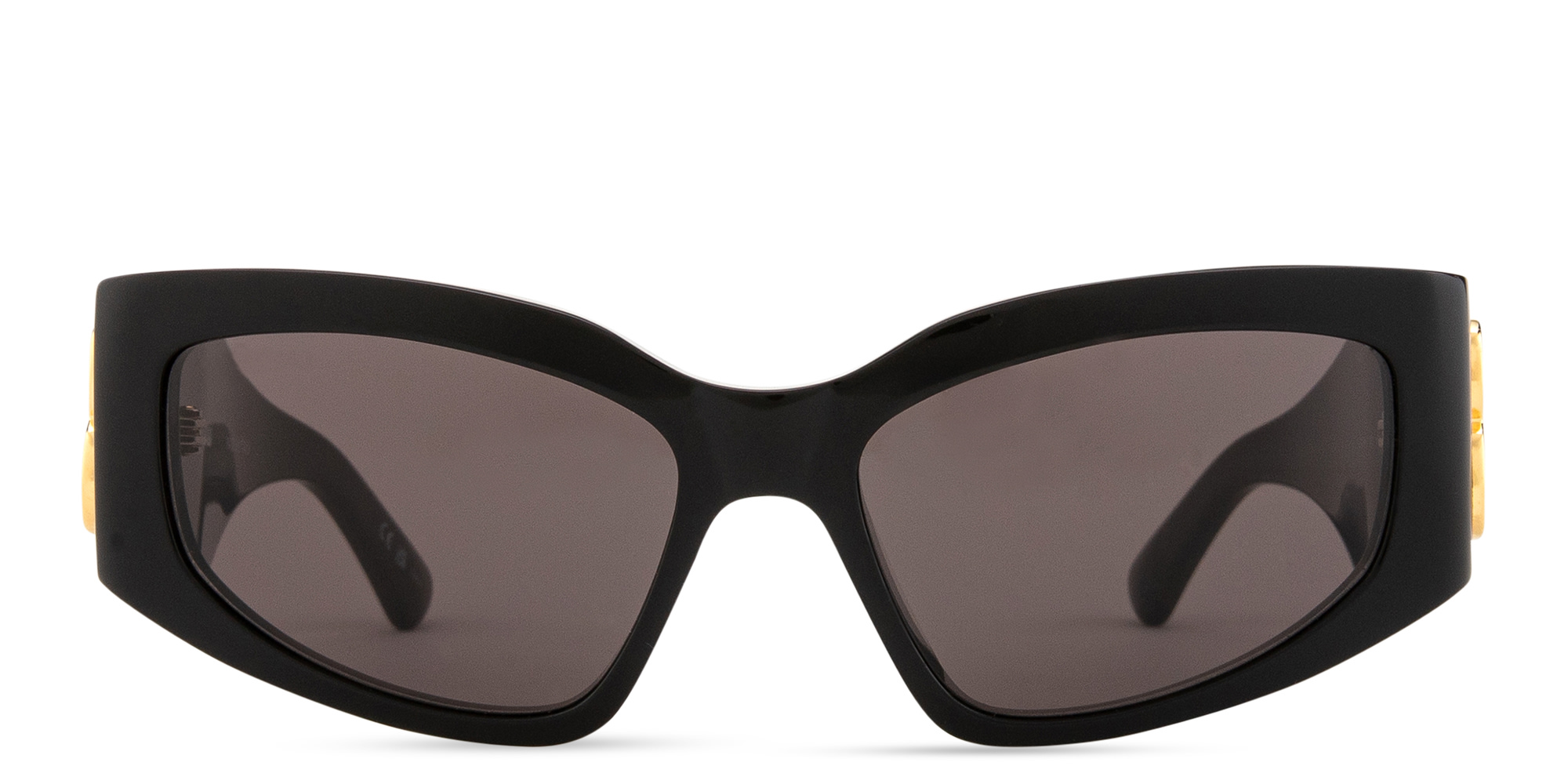 نظارات شمسية طراز كات آي بشعار BB من بالينسياغا بلون أسود - صورة المنتج 1