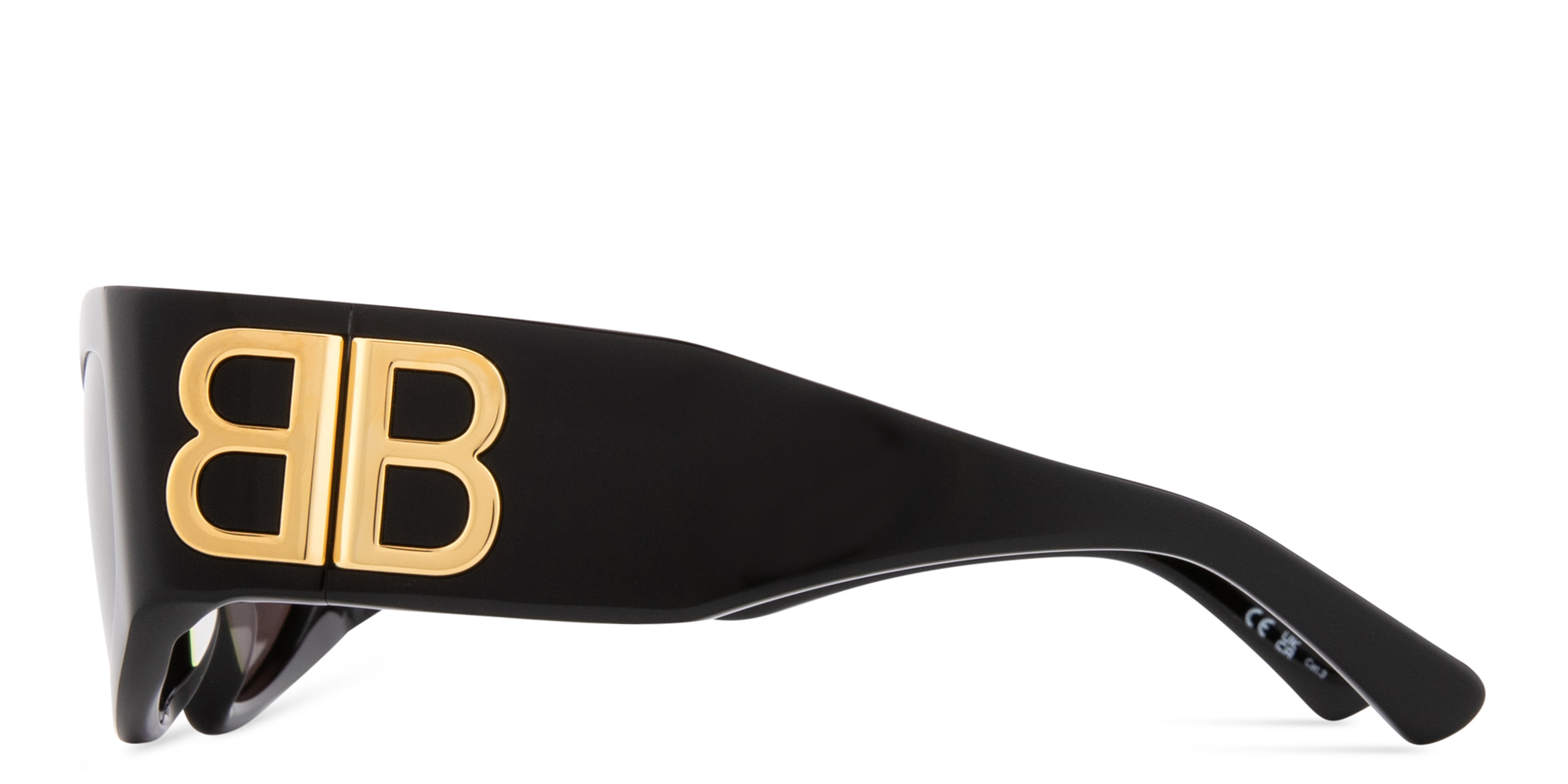 BALENCIAGA BB Logo Cat-Eye Sunglasses in Black – Product Photo 4