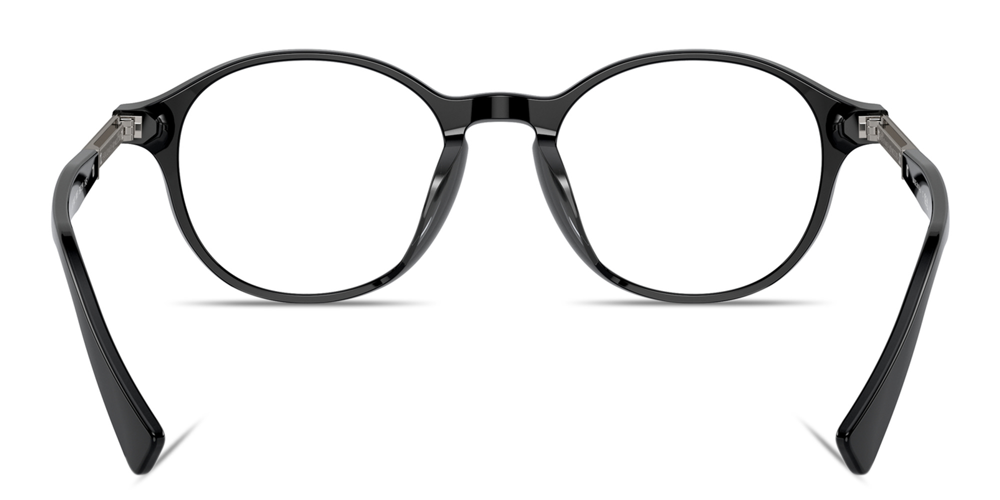 Shop BRUNELLO CUCINELLI Logo Unisex Round Eyeglasses in Black online.