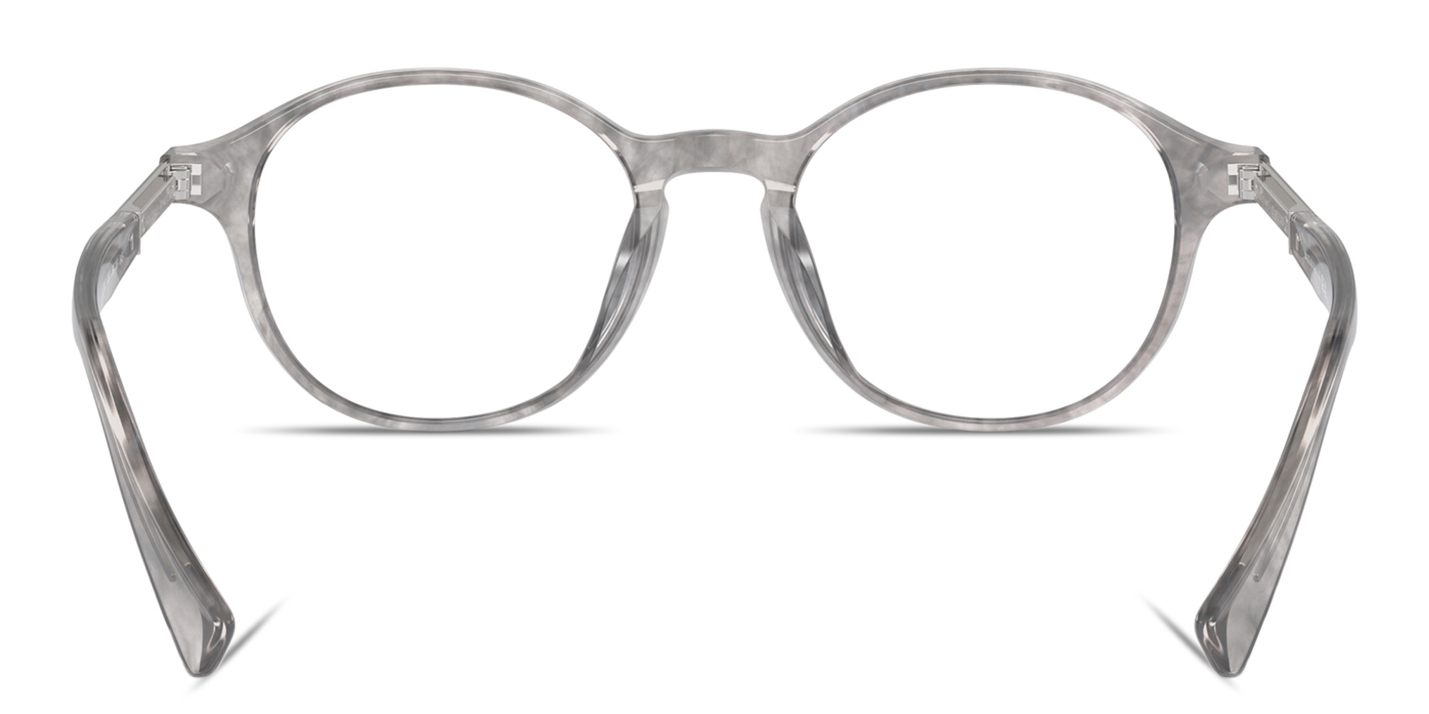 Shop BRUNELLO CUCINELLI Logo Unisex Round Eyeglasses in Grey online.