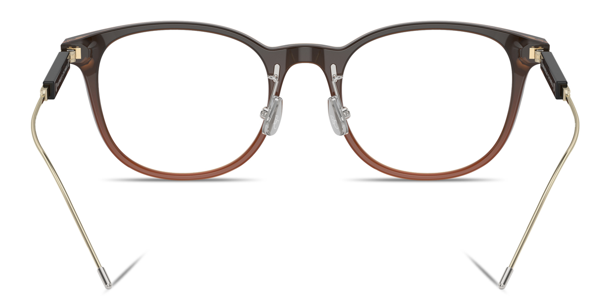 Shop BRUNELLO CUCINELLI Sartorial Sunset Unisex Round Eyeglasses in Brown online.