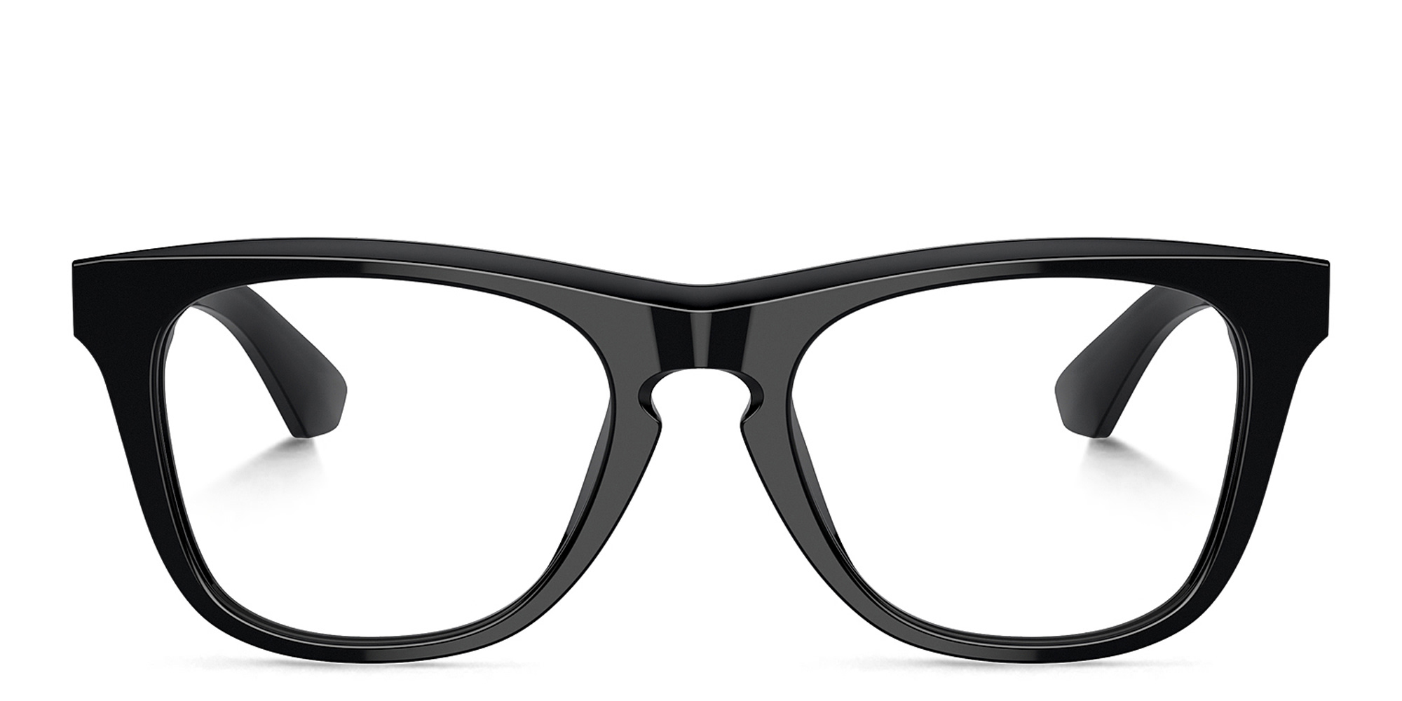 BURBERRY Logo Square Eyeglasses in Black – Product Photo 1