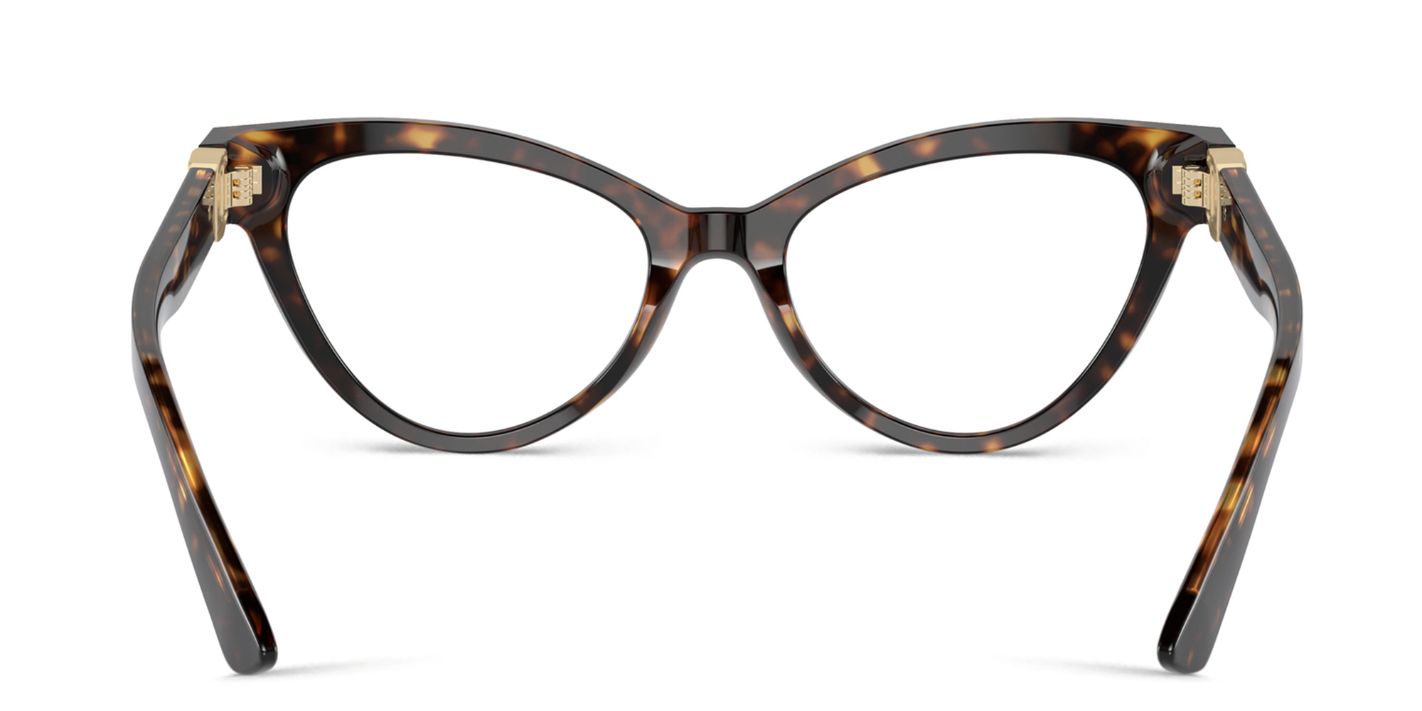 Dolce & Gabbana DG Logo Cat-Eye Eyeglasses in Havana – Product Photo 4