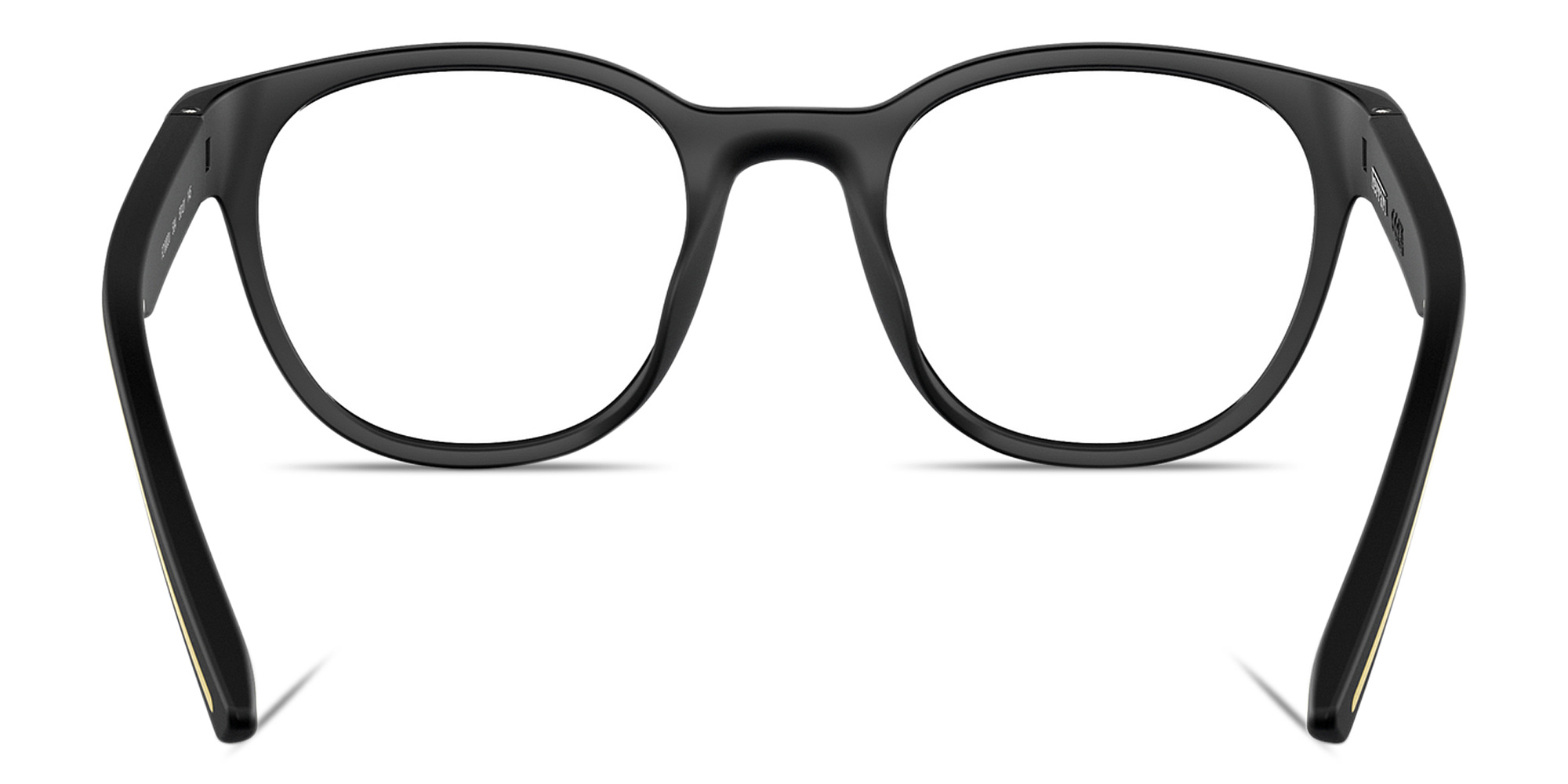 SCUDERIA FERRARI Logo Panthos Eyeglasses in Rubber Black – Product Photo 4