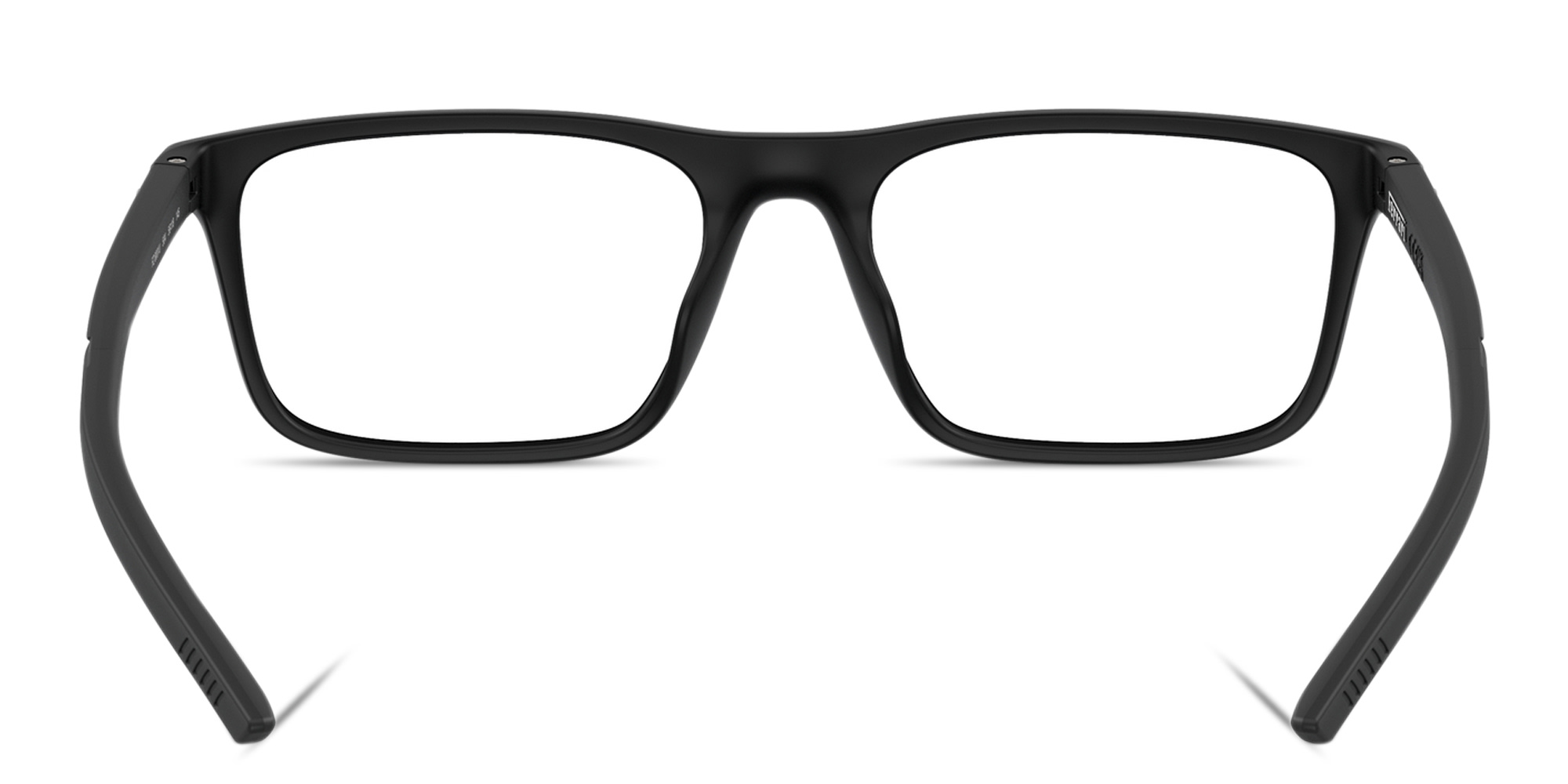 SCUDERIA FERRARI Logo Wide Square Eyeglasses in Black – Product Photo 4