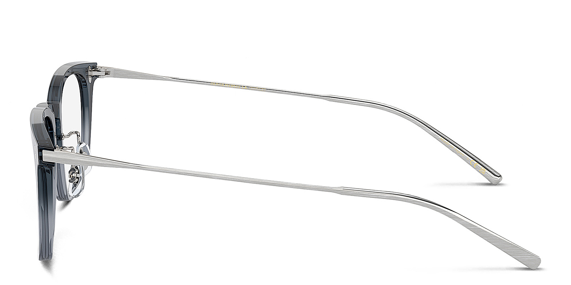 Shop OLIVER PEOPLES Loftin Unisex Square Eyeglasses in Grey online.