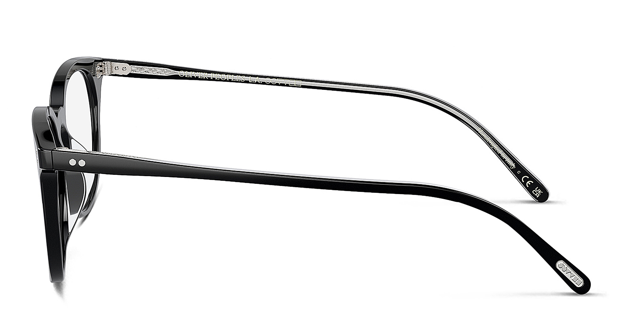 OLIVER PEOPLES Josianne Unisex Pillow Eyeglasses in Black – Product Photo 3