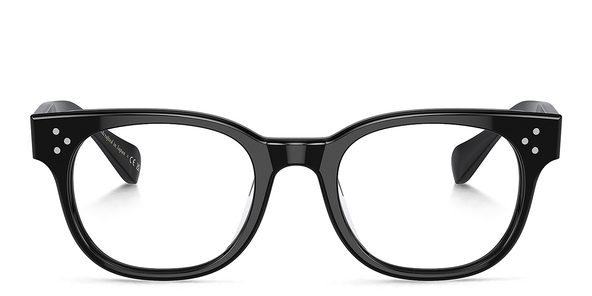 Shop OLIVER PEOPLES Afton Unisex Square Eyeglasses in Black online.