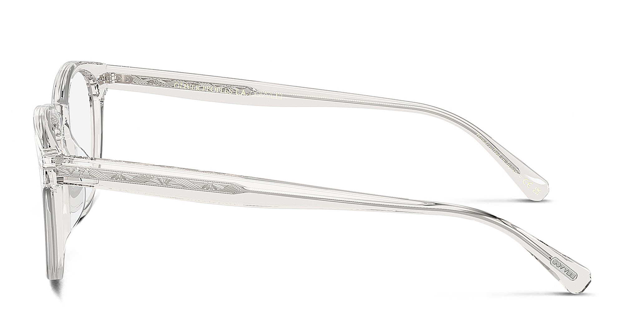 Shop OLIVER PEOPLES Kisho Unisex Pillow Eyeglasses in Gravel online.