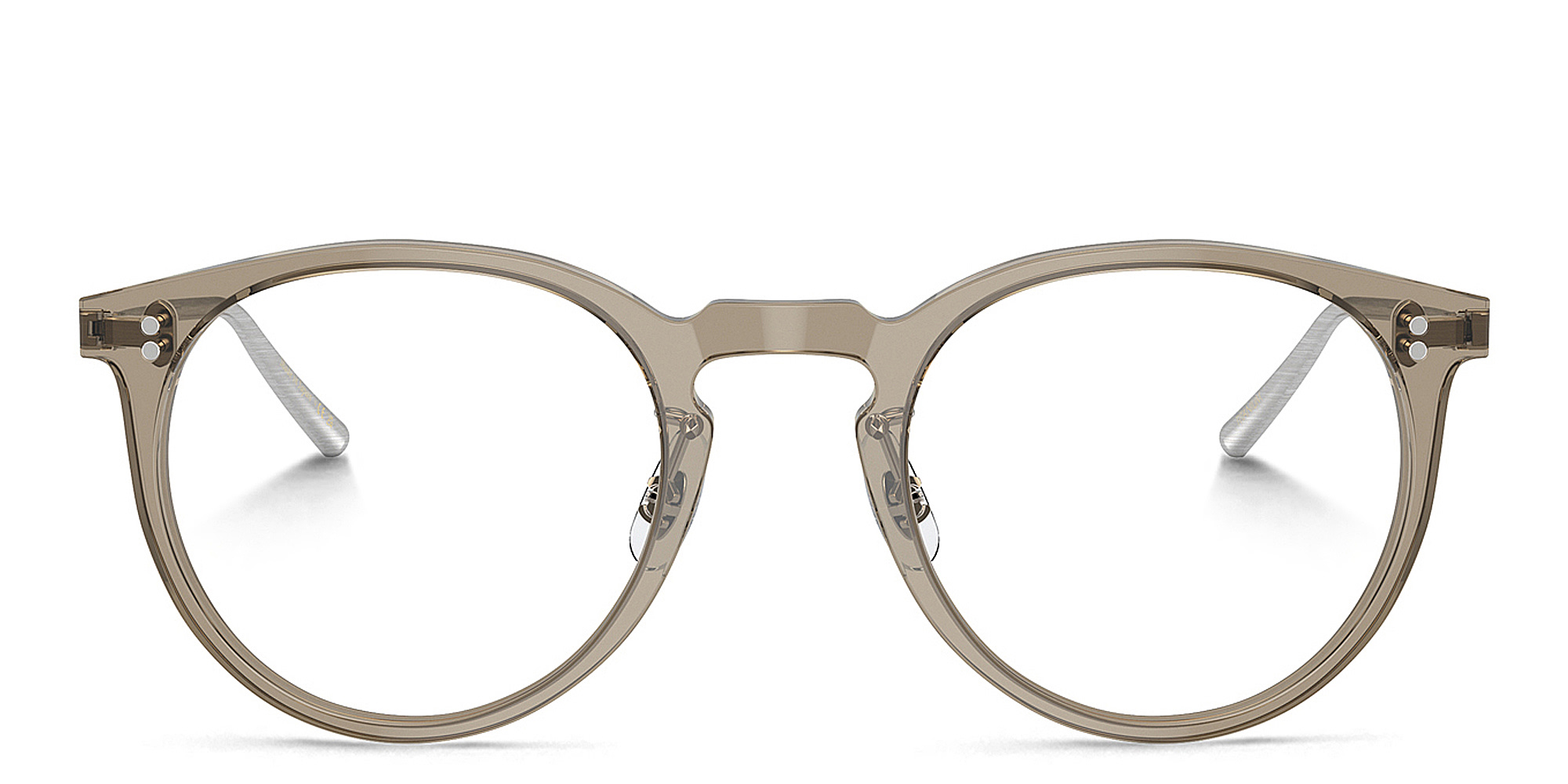 OLIVER PEOPLES Orrison Unisex Round Eyeglasses in Green – Product Photo 1