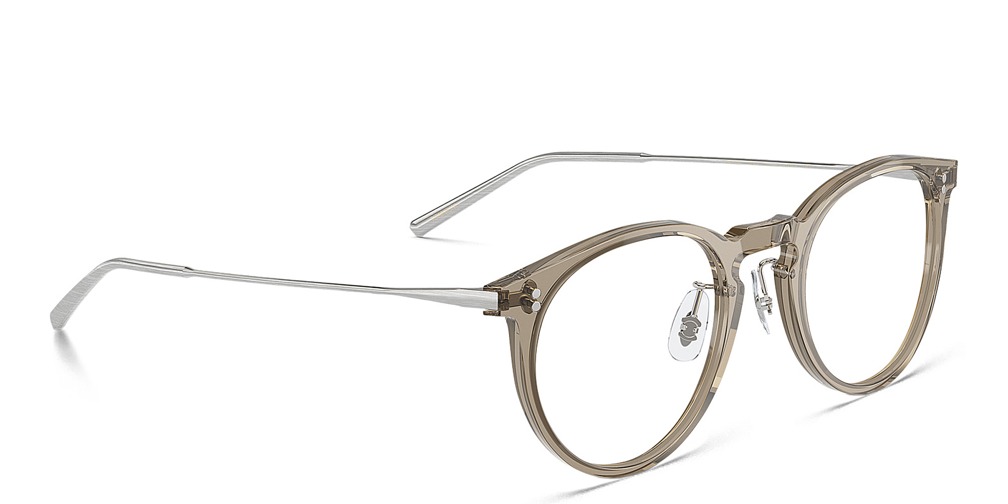 OLIVER PEOPLES Orrison Unisex Round Eyeglasses in Green – Product Photo 4