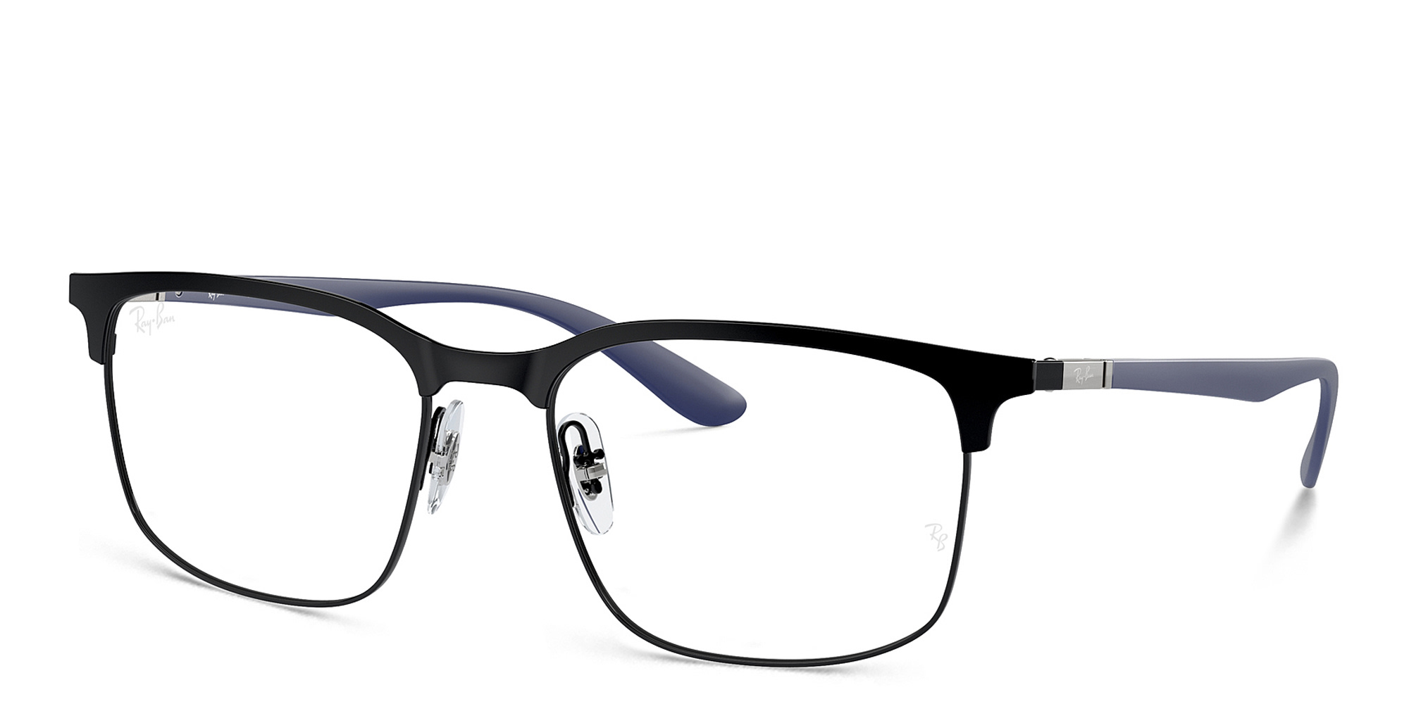 Ray-Ban Optics Unisex Wide Square Eyeglasses in Black – Product Photo 2