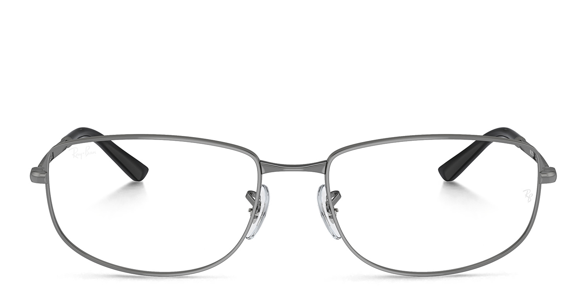 Ray-Ban Optics Unisex Irregular Eyeglasses in Gunmetal – Product Photo 1