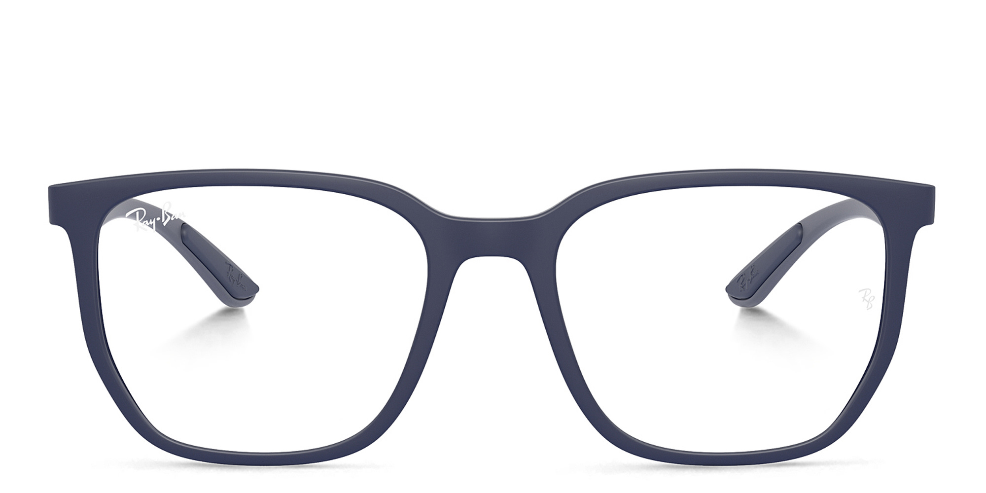 Shop Ray-Ban Optics Unisex Irregular Eyeglasses in Sand Blue online.