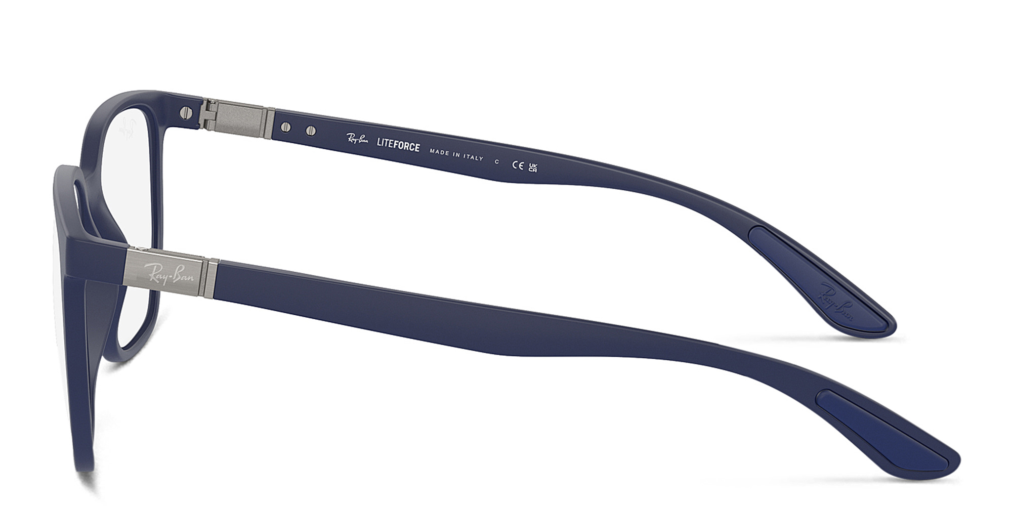 Shop Ray-Ban Optics Unisex Irregular Eyeglasses in Sand Blue online.