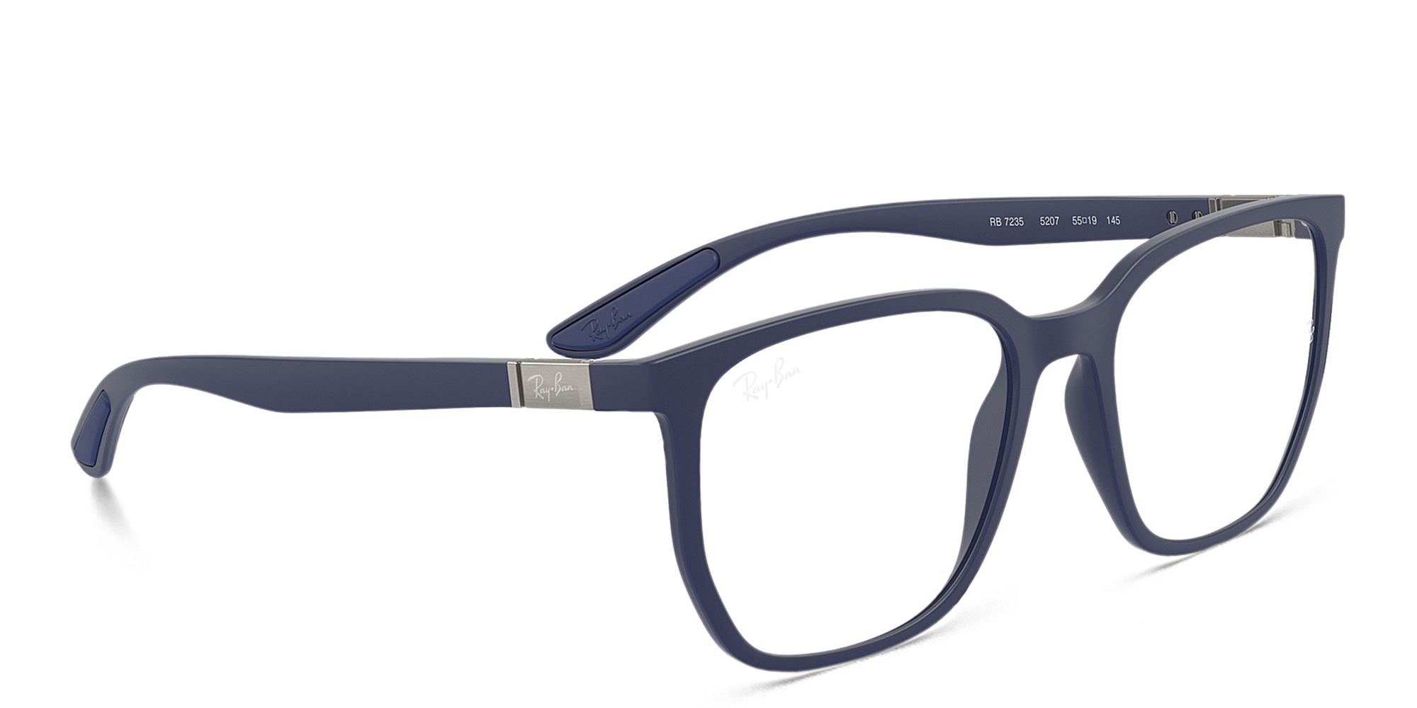 Shop Ray-Ban Optics Unisex Irregular Eyeglasses in Sand Blue online.