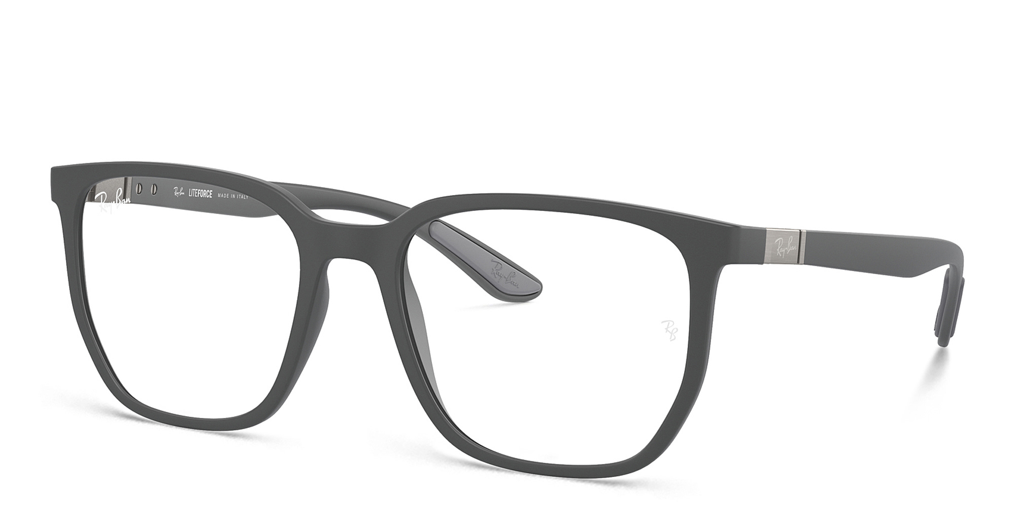 Shop Ray-Ban Optics Unisex Irregular Eyeglasses in Sand Grey online.