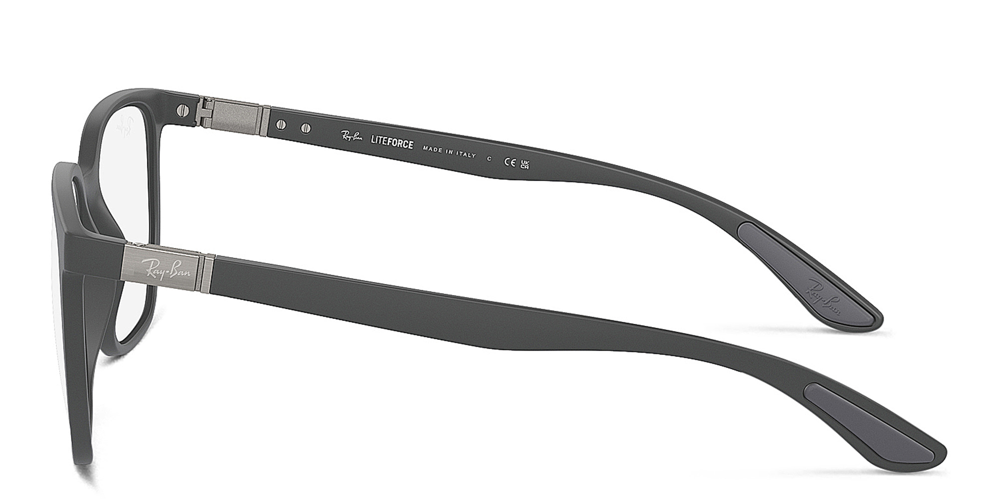 Shop Ray-Ban Optics Unisex Irregular Eyeglasses in Sand Grey online.