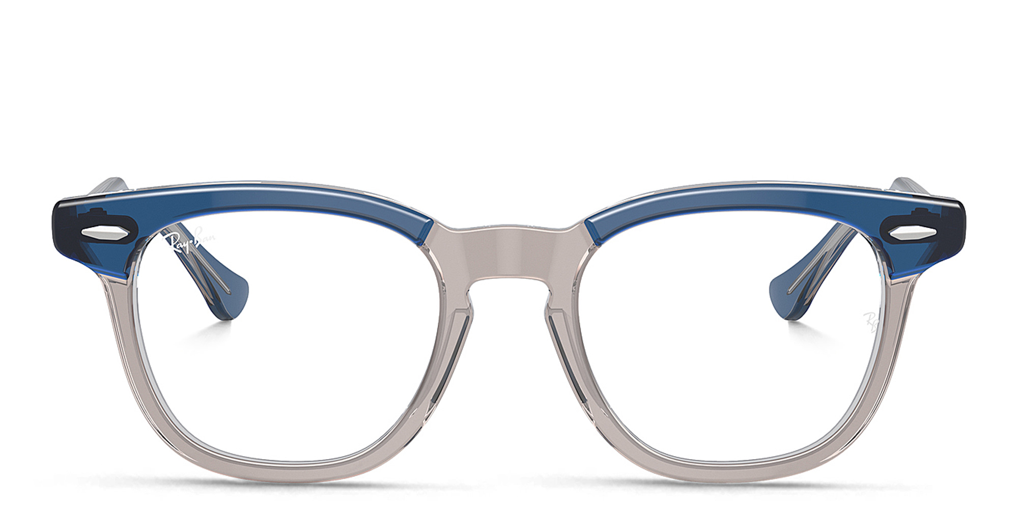 Shop Ray-Ban Junior Optics Kids Square Eyeglasses in Blue online.