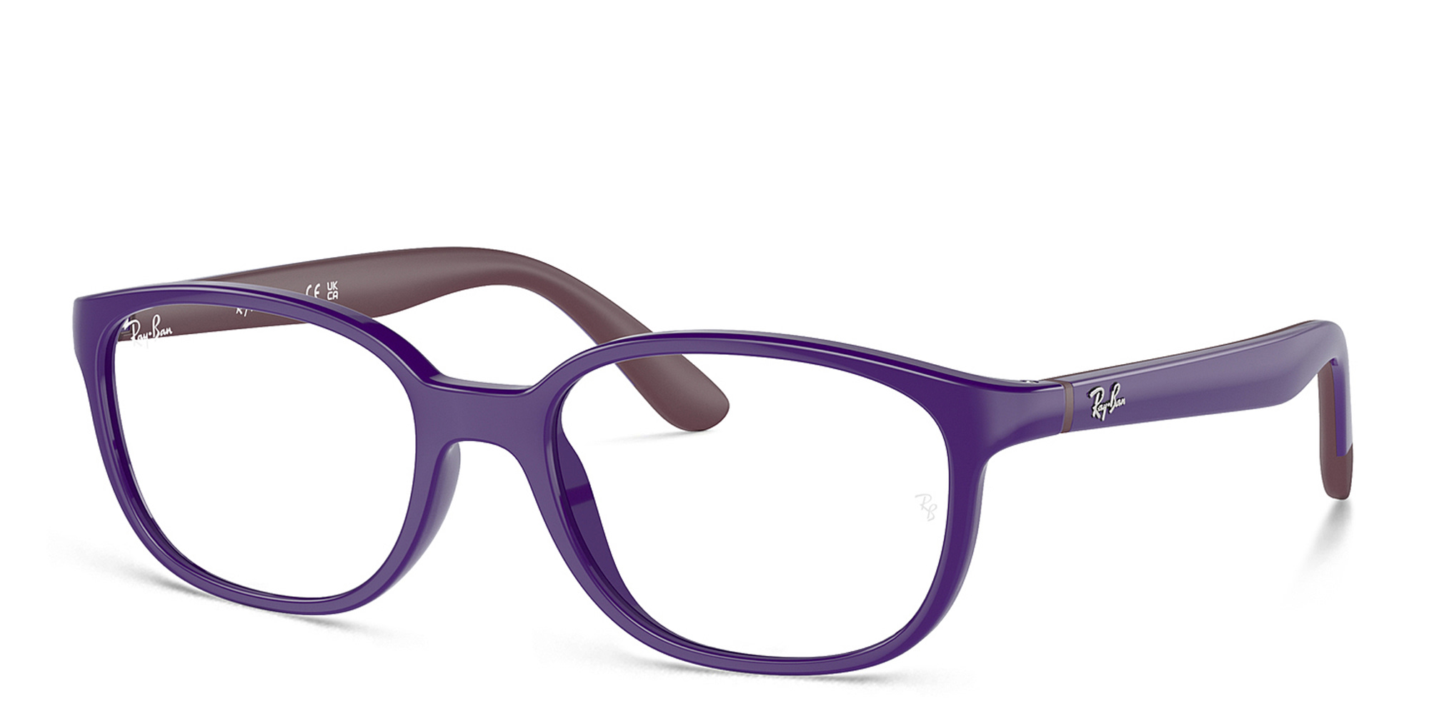 Shop Ray-Ban Junior Optics Kids Panthos Eyeglasses in Purple online.