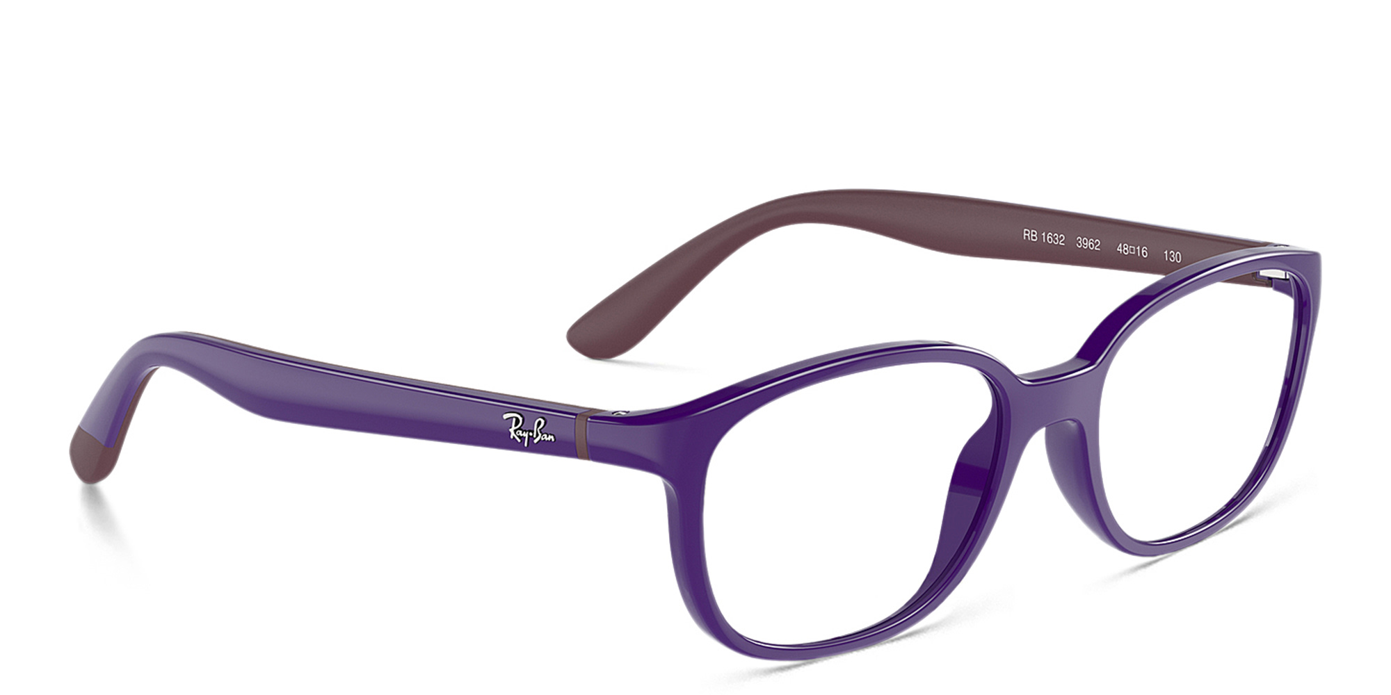 Shop Ray-Ban Junior Optics Kids Panthos Eyeglasses in Purple online.