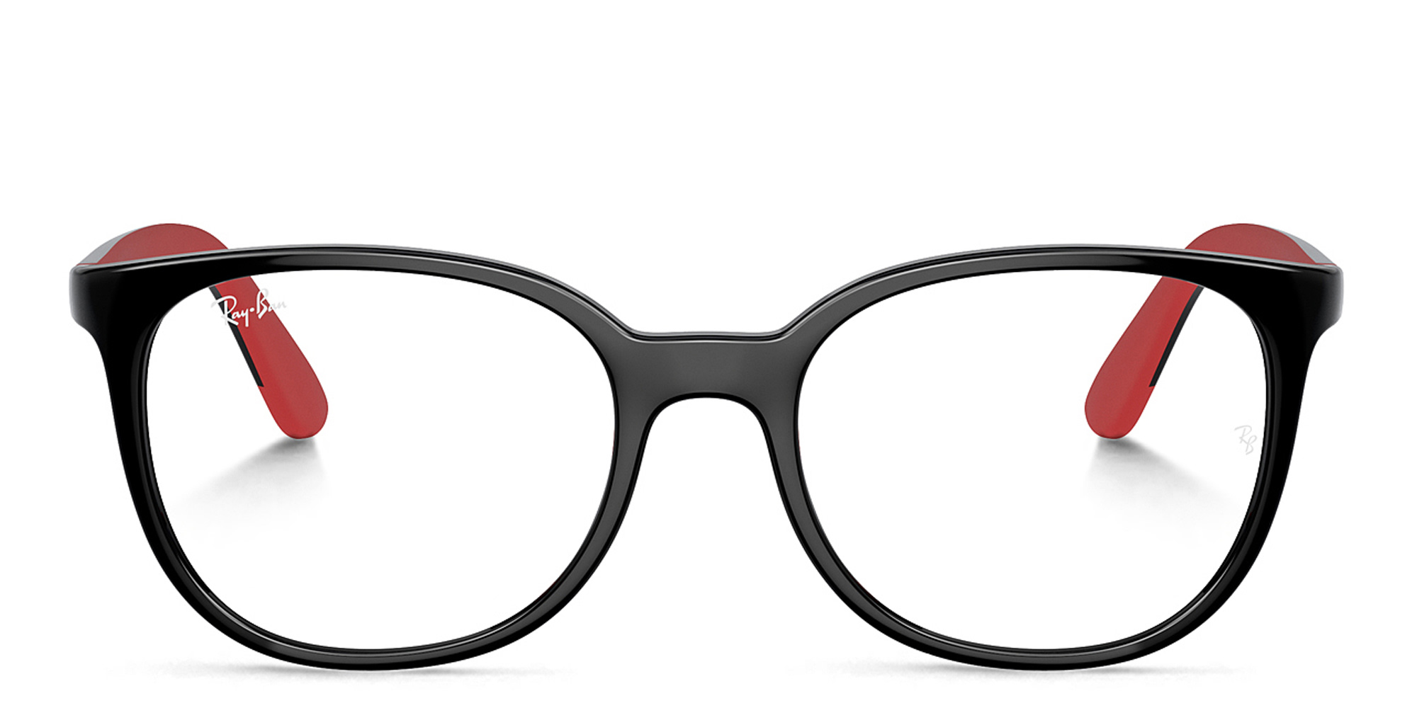 Shop Ray-Ban Junior Optics Kids Panthos Eyeglasses in Black online.