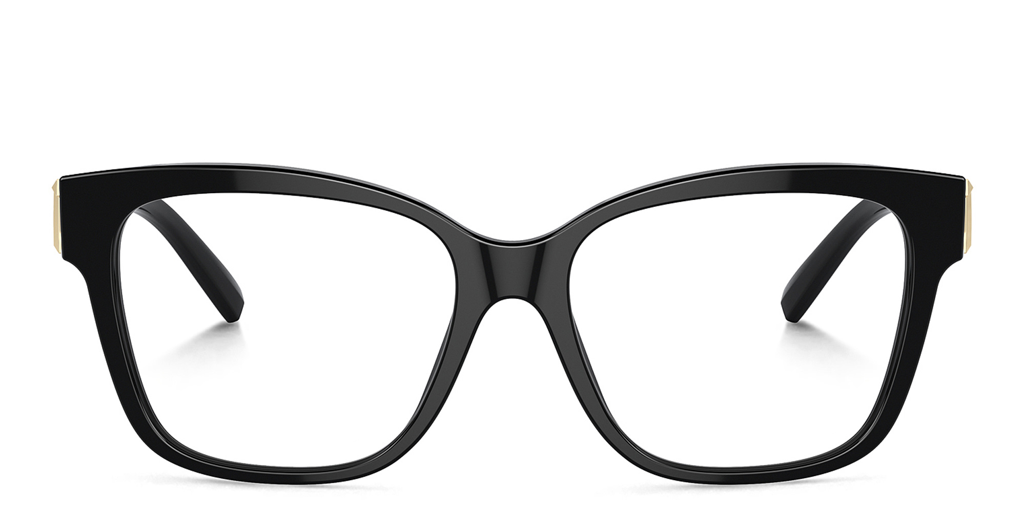 TIFFANY T Deco Square Eyeglasses in Black – Product Photo 1