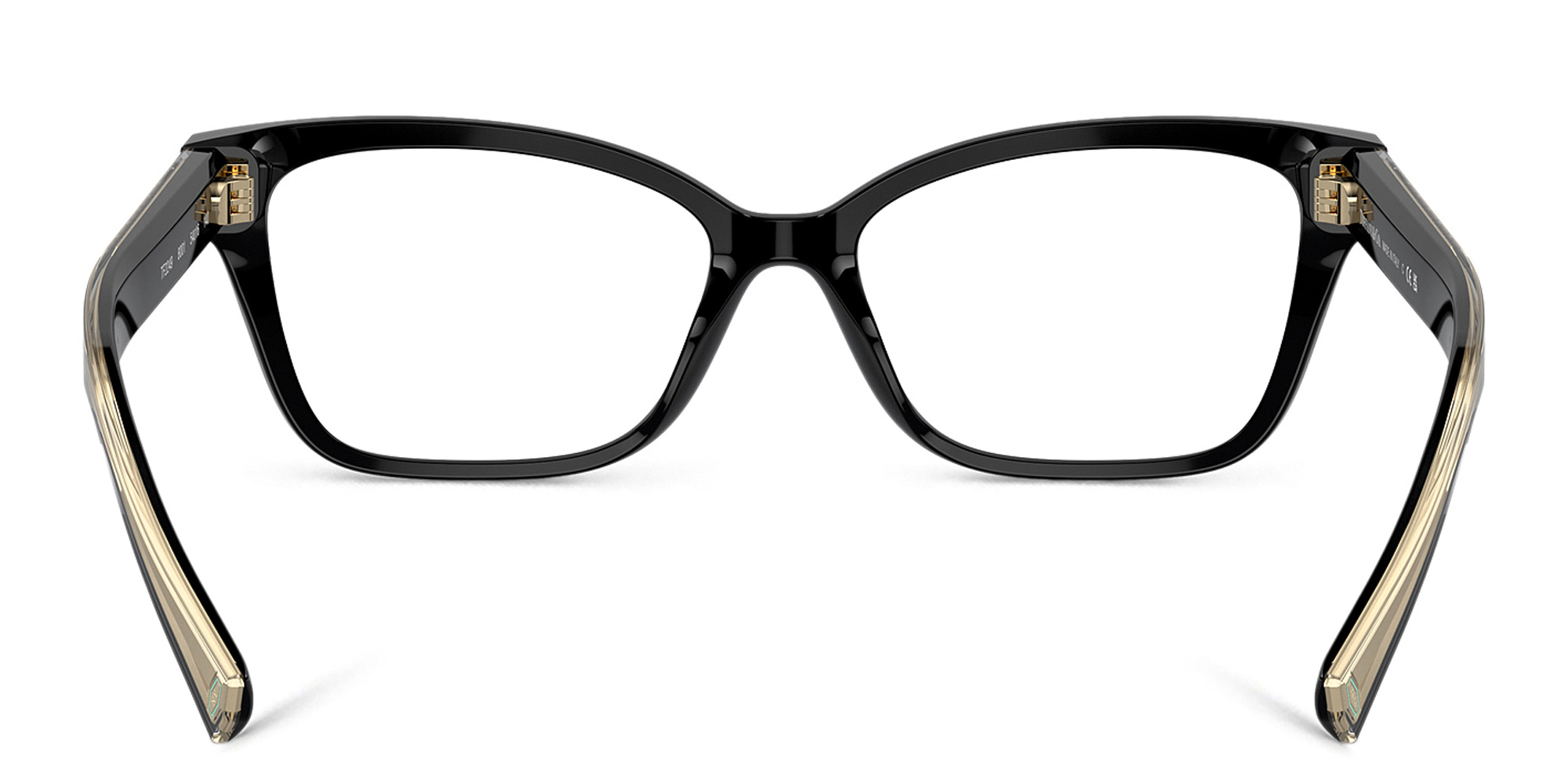 TIFFANY T True Butterfly Eyeglasses in Black – Product Photo 4