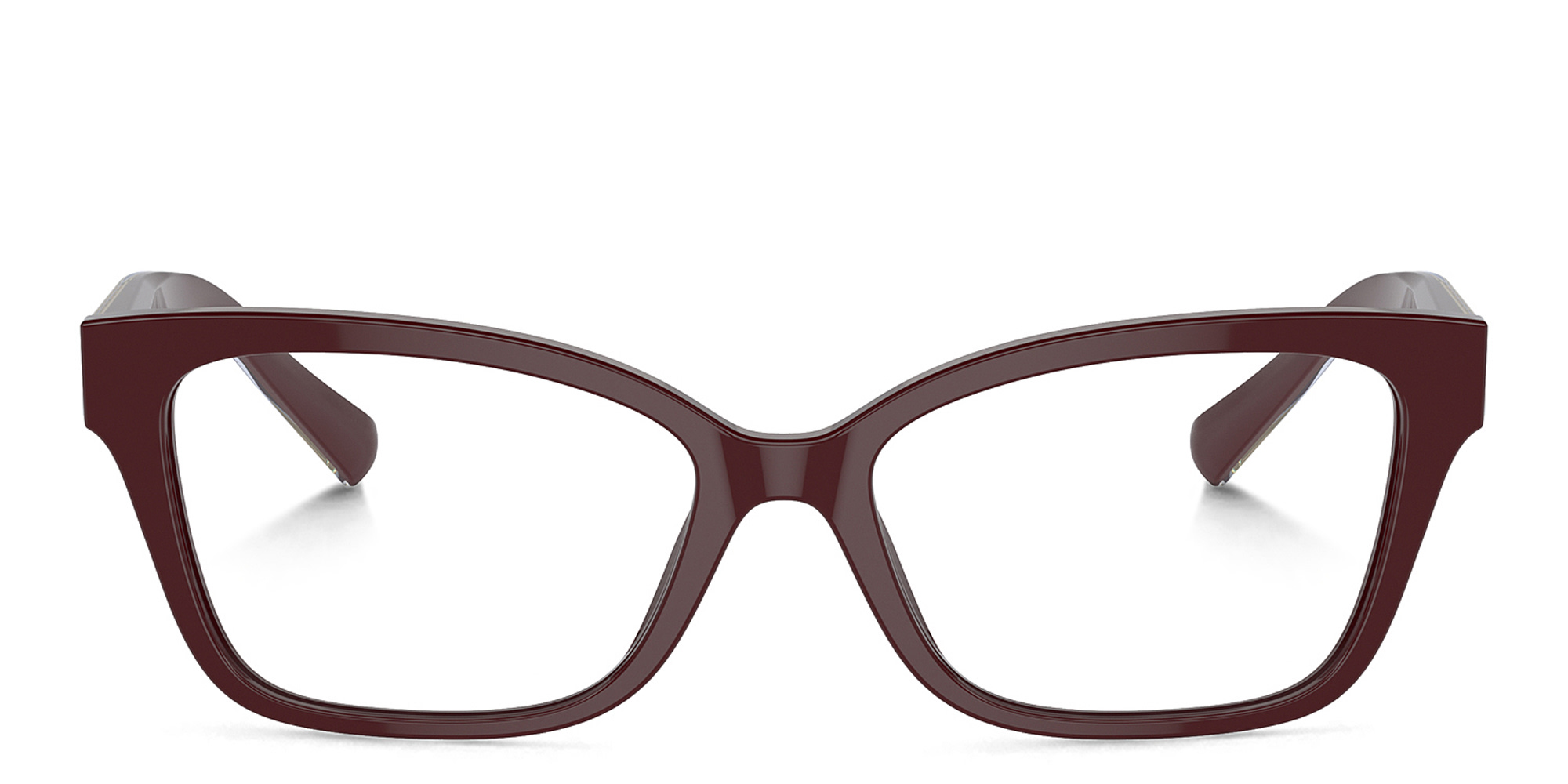 Shop TIFFANY T True Butterfly Eyeglasses in Burgundy online.