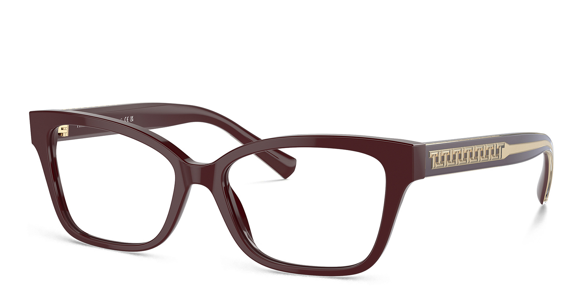 Shop TIFFANY T True Butterfly Eyeglasses in Burgundy online.