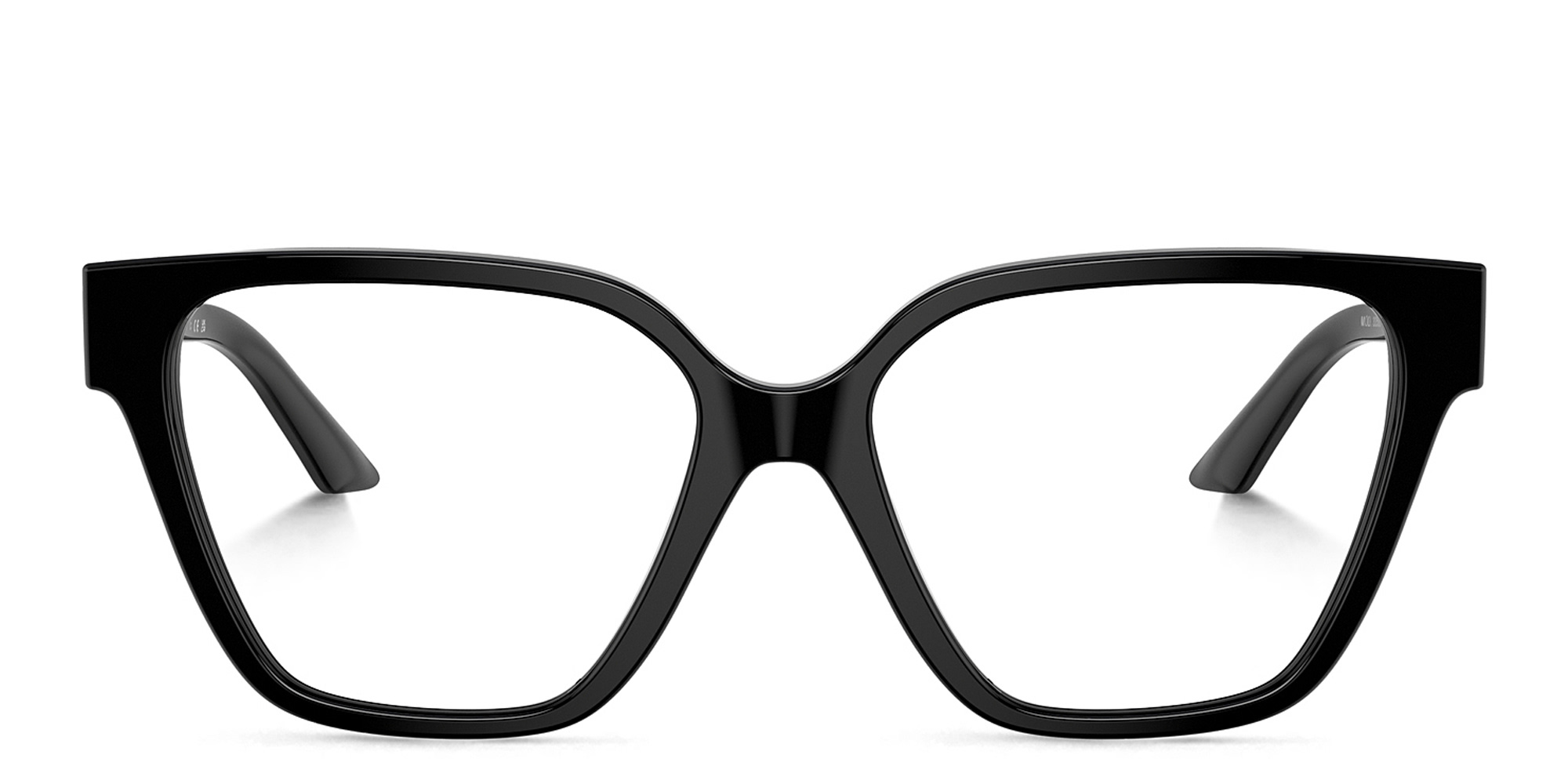 VERSACE Medusa Square Eyeglasses in Black – Product Photo 1