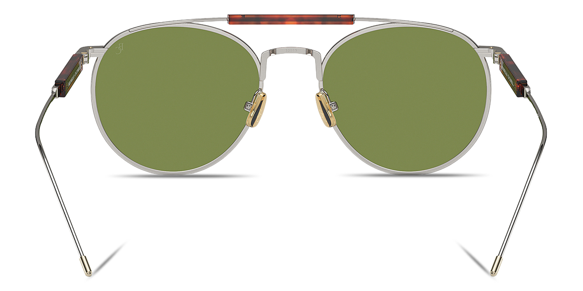 تسوق نظارات شمسية سارتوريال صن سيت بإطار دائري للجنسين برونيلو كوتشينيلي بلون فضي أونلاين.