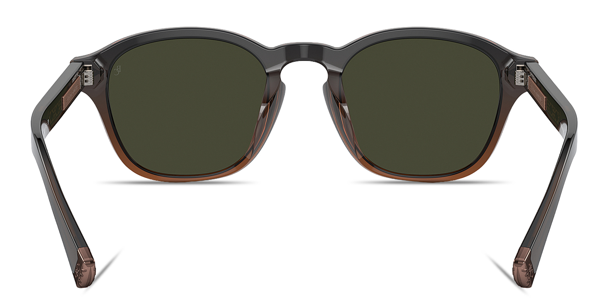 Shop BRUNELLO CUCINELLI Intarsia Rays Unisex Square Sunglasses in Havana online.