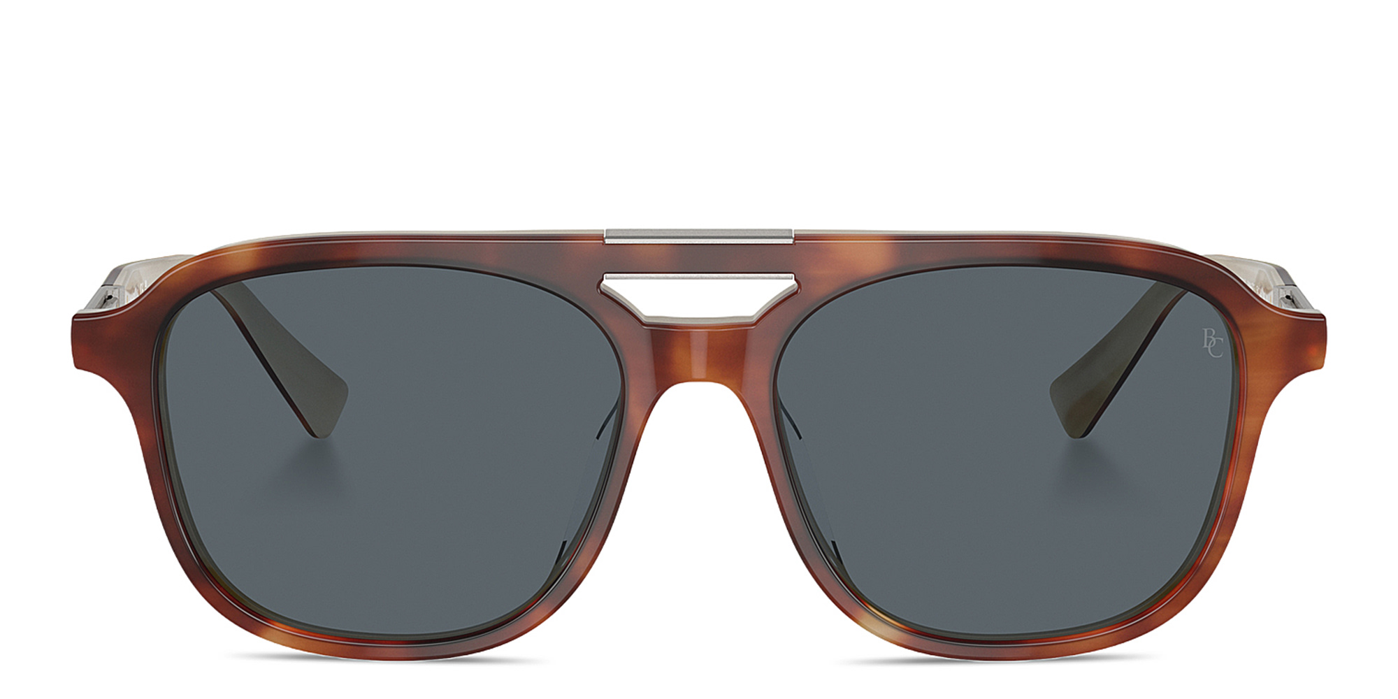 Shop BRUNELLO CUCINELLI Sartorial Sunset Aviator Sunglasses in Polished Havana online.